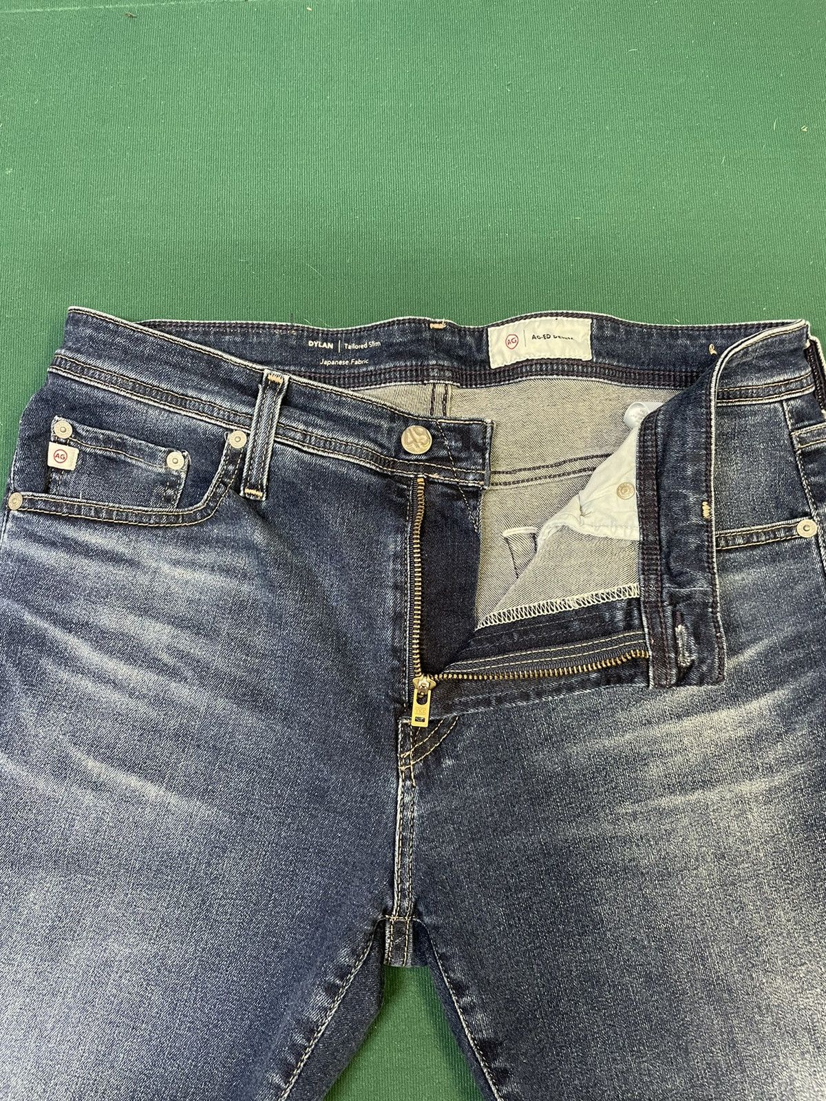 AG Adriano Goldschmied AG Jeans Dylan Skinny Fit - Dark Wash 33x32 Size US 33 - 5 Thumbnail