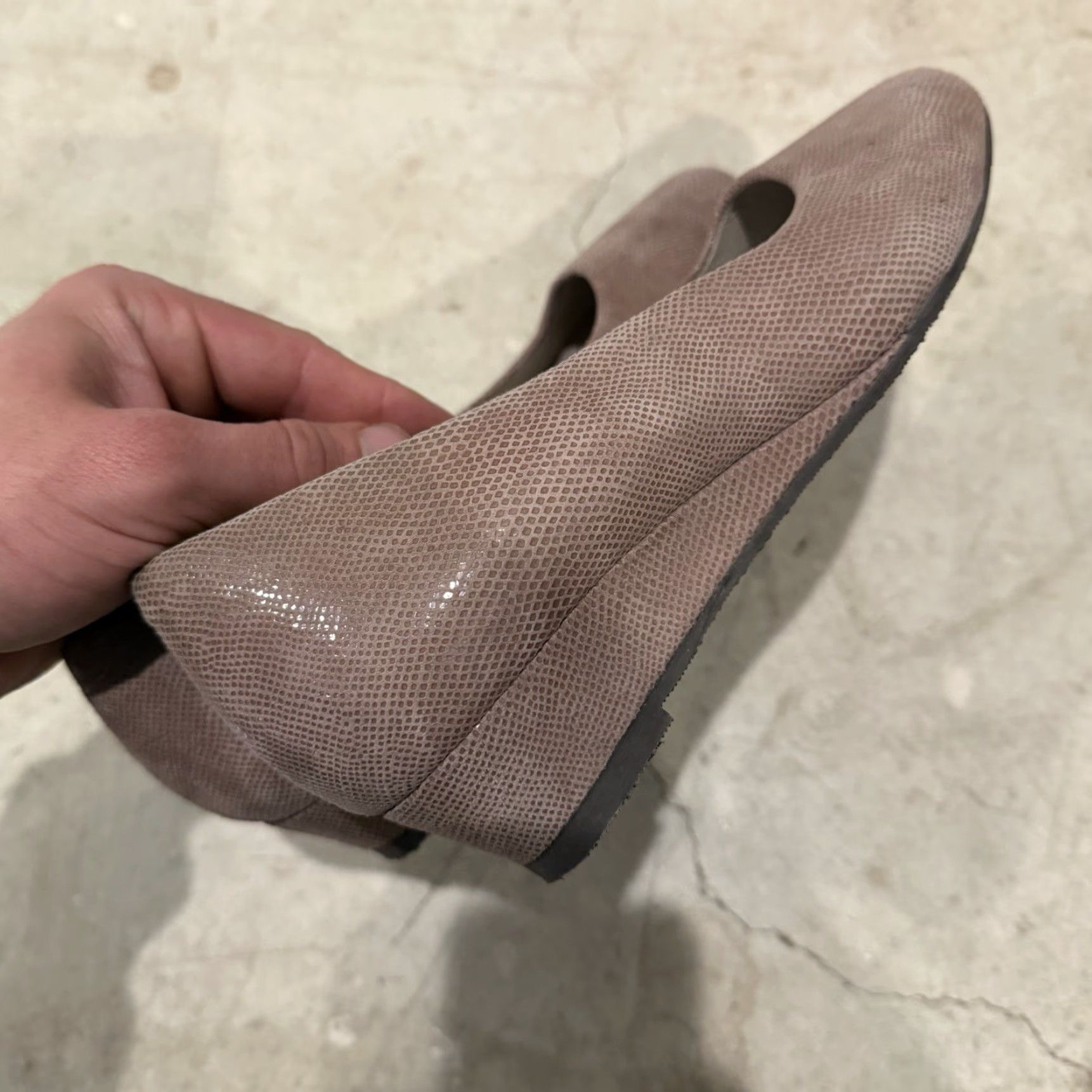 SAS SAS Sofia Leather Wedge Pumps Made in Italy Size 6 WW Pump Heel Wedge Leather Women SS Sofia Pink Purple WW Size US 6 / IT 36 - 4 Thumbnail