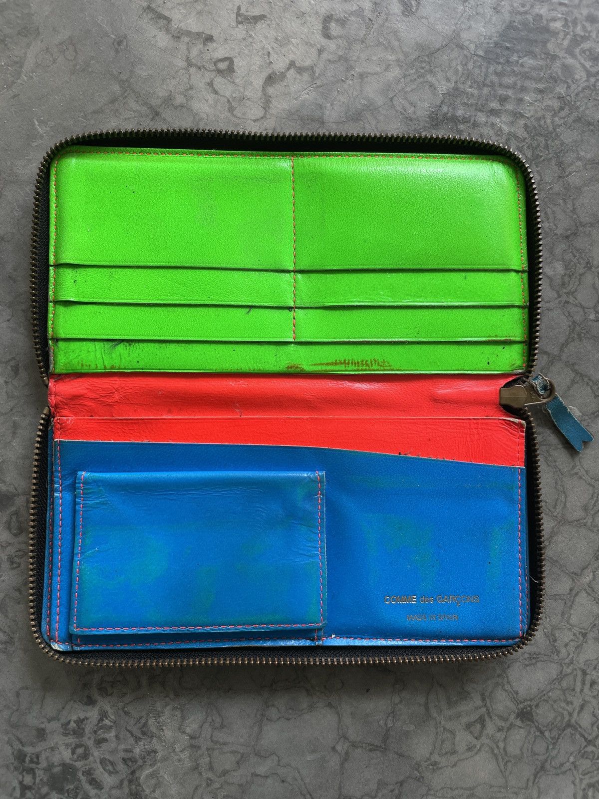 Comme des Garcons × Designer × Rei Kawakubo Multicolour Long Wallet COMME des GARCONS Made in Spain Size ONE SIZE - 9 Thumbnail