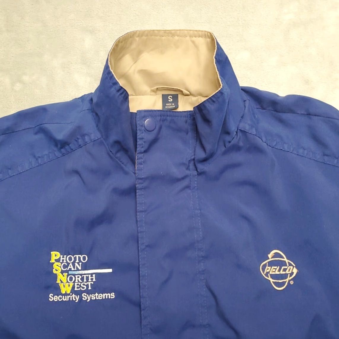 Vintage VTG King Louie Jacket Men S Bomber Blue Cotton Lining Embroidered Logo Full Zip Casual Size US S / EU 44-46 / 1 - 3 Thumbnail