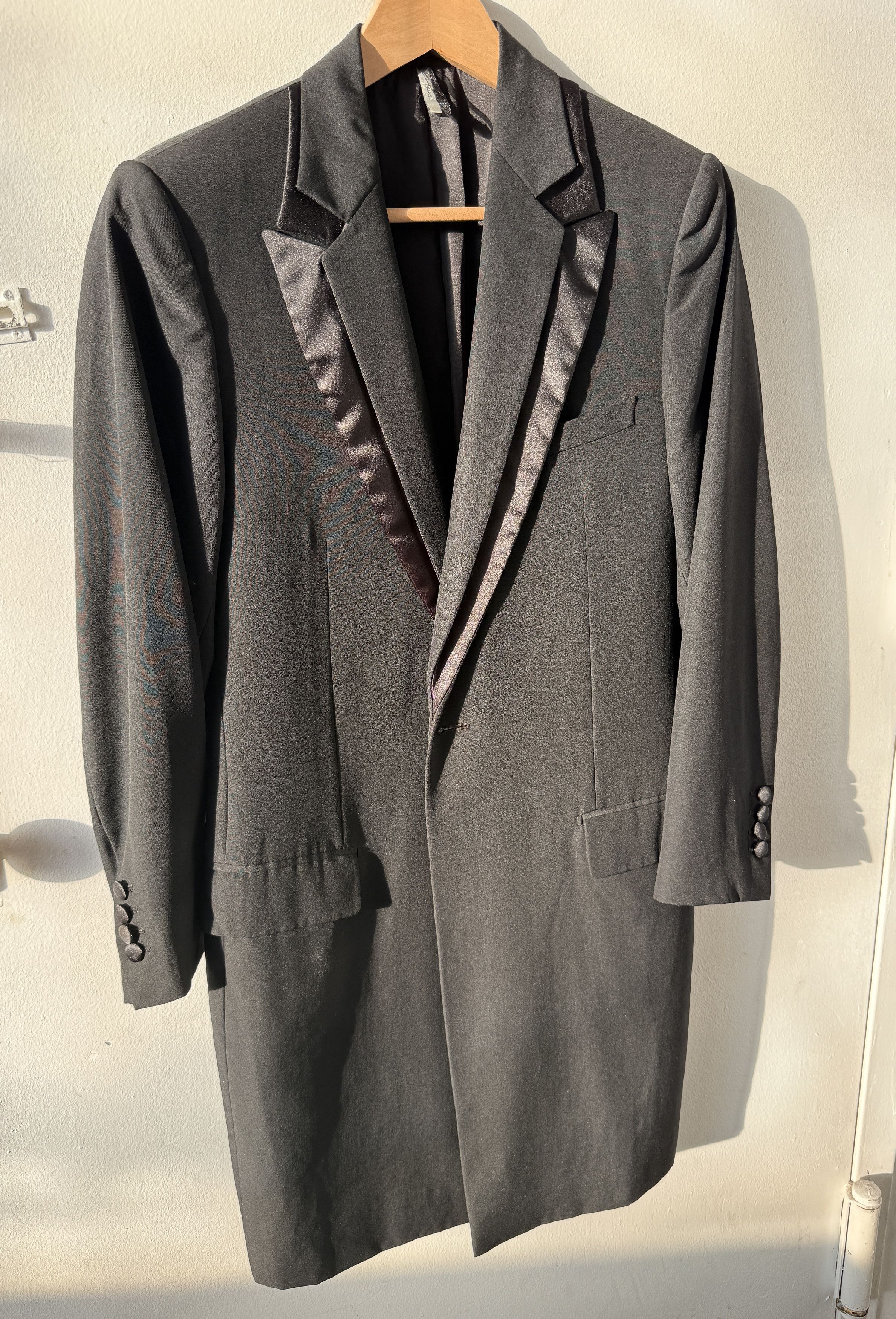 Dior AW02 Reflexion Double Lapel Le Smoking Collar Long Coat Size US M / EU 48-50 / 2 - 14 Thumbnail