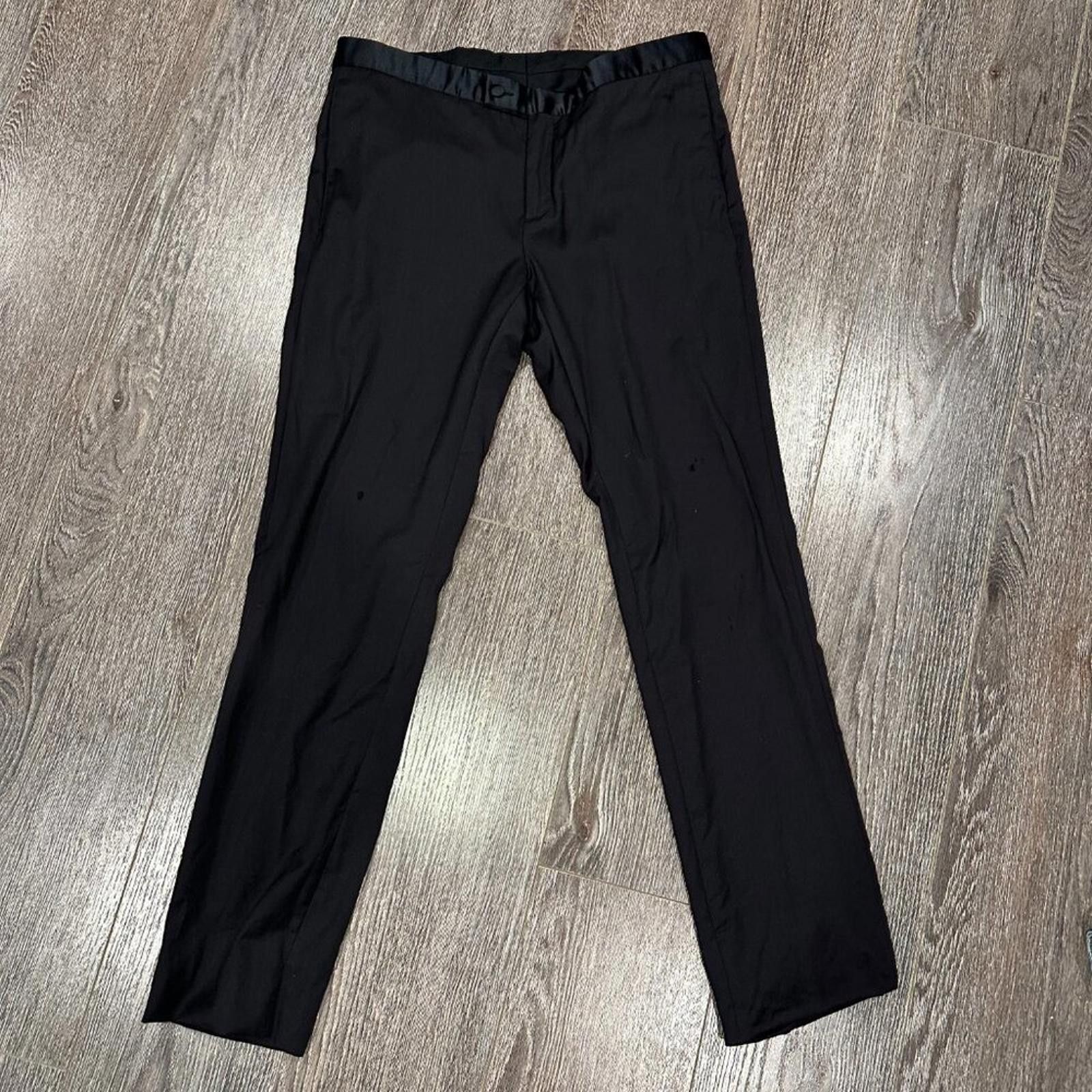 Dior Dior Men’s Wool Tuxedo Pants – Size 52 (Made in Italy) Size 54R - 2 Thumbnail
