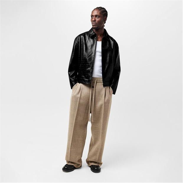 Fear of God Leather Jacket Size US L / EU 52-54 / 3 - 1 Thumbnail