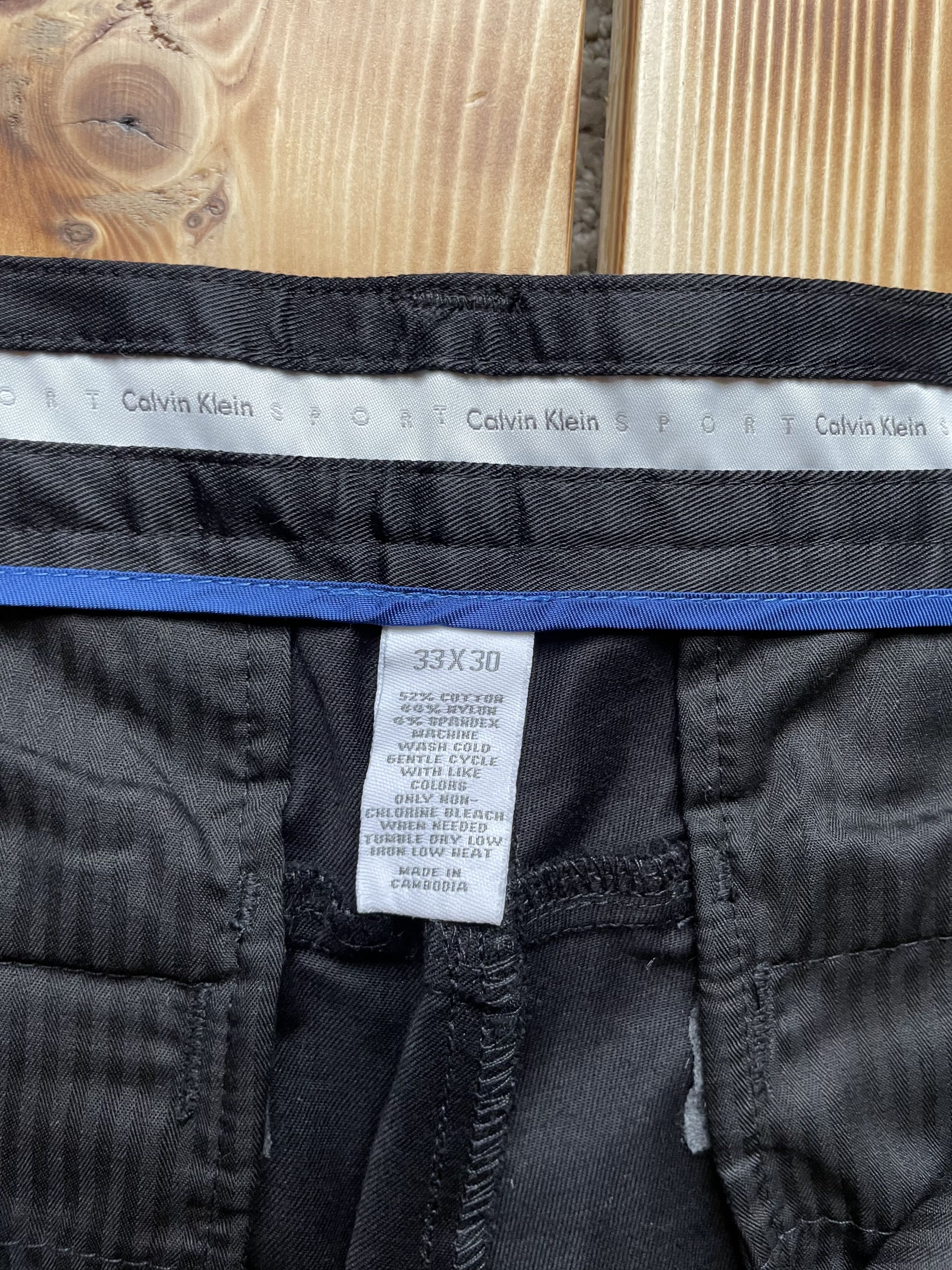 Calvin Klein Calvin Klein Sport Cargo Pants Multi Pockets Y2K Nylon Size US 33 - 5 Thumbnail