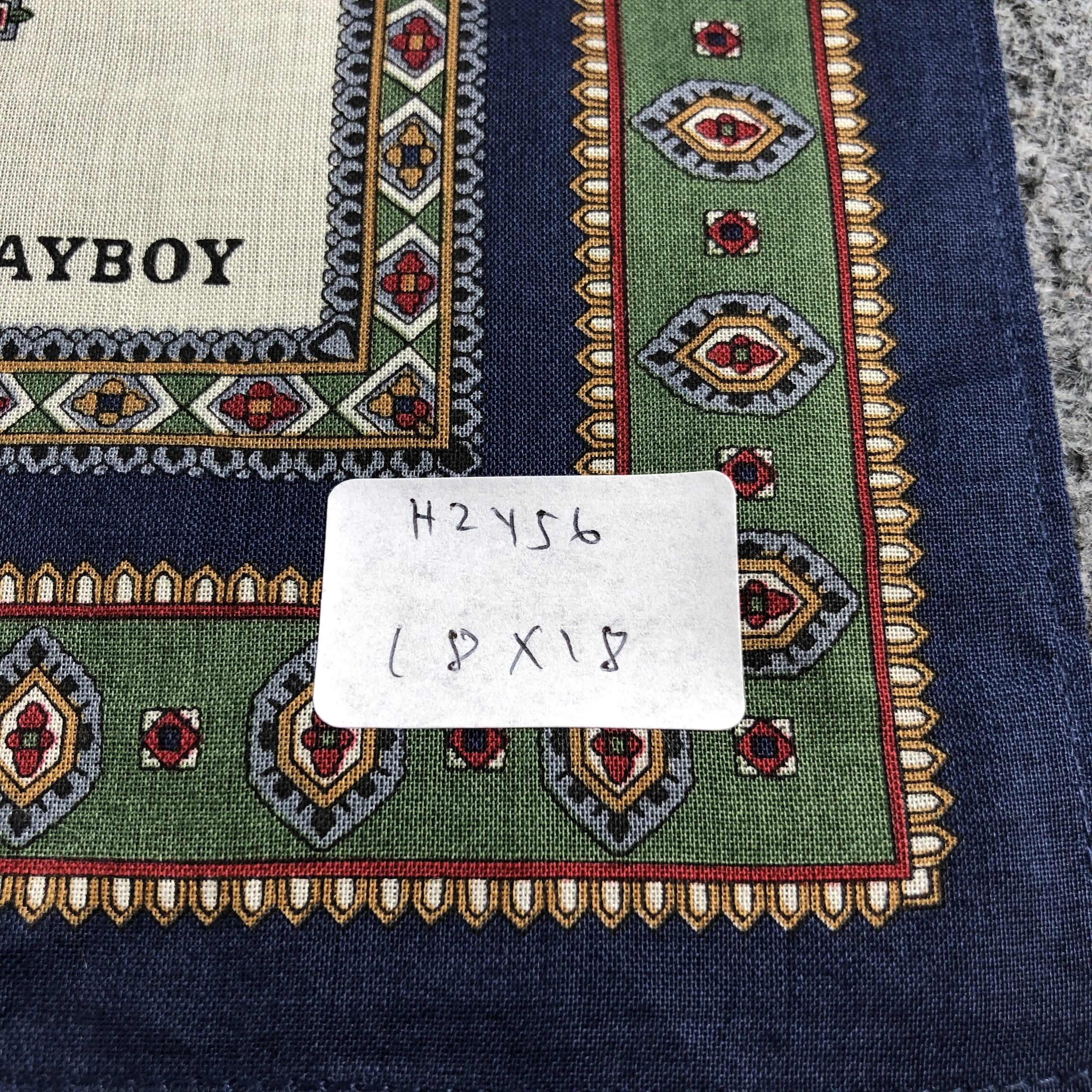 Playboy Playboy Handkerchief Neckerchief Bandana H2456 Size ONE SIZE - 6 Thumbnail