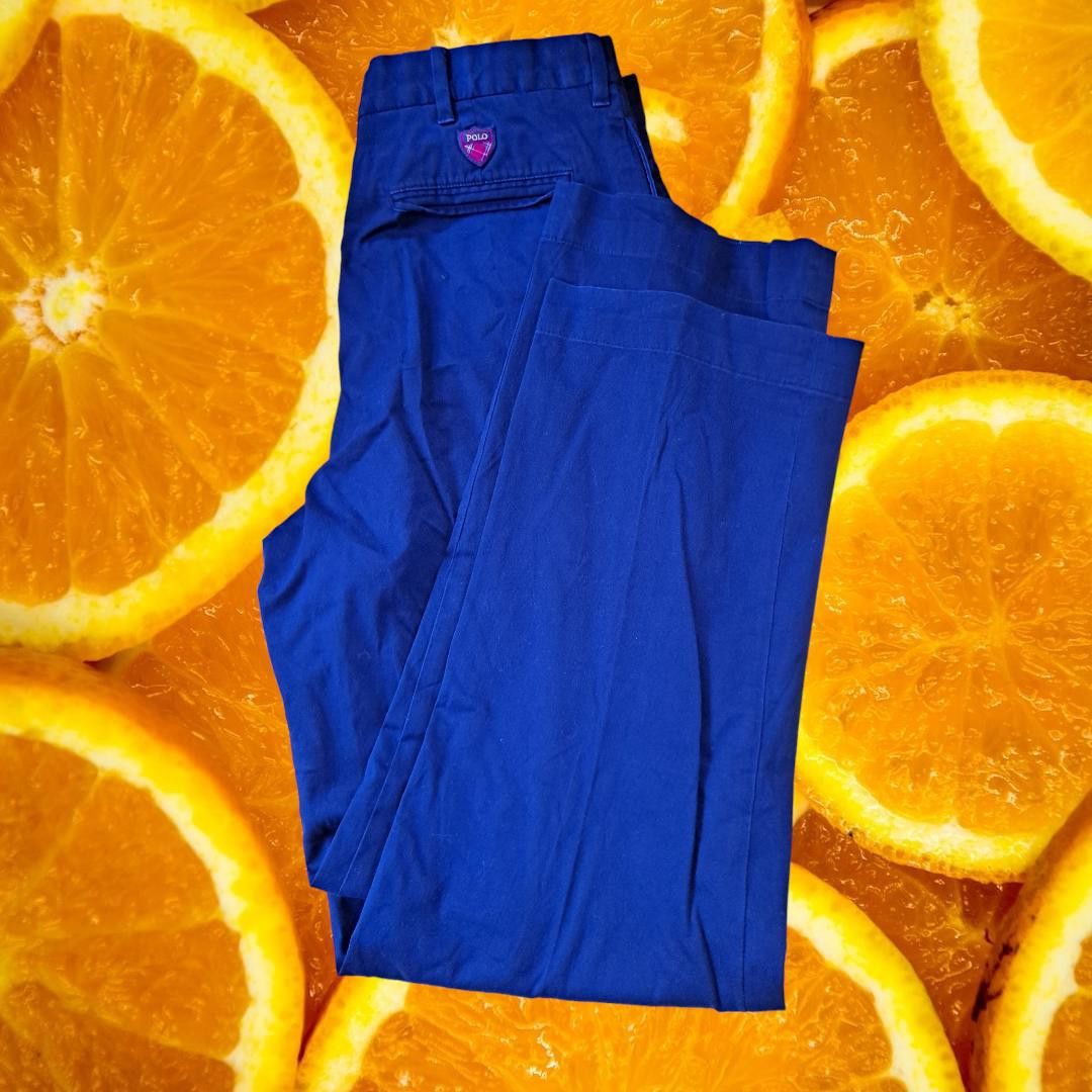 Other Polo Golf Navy Blue Fairway Fit Cotton Twill Golf Pants Size Size US 34 / EU 50 - 1 Thumbnail