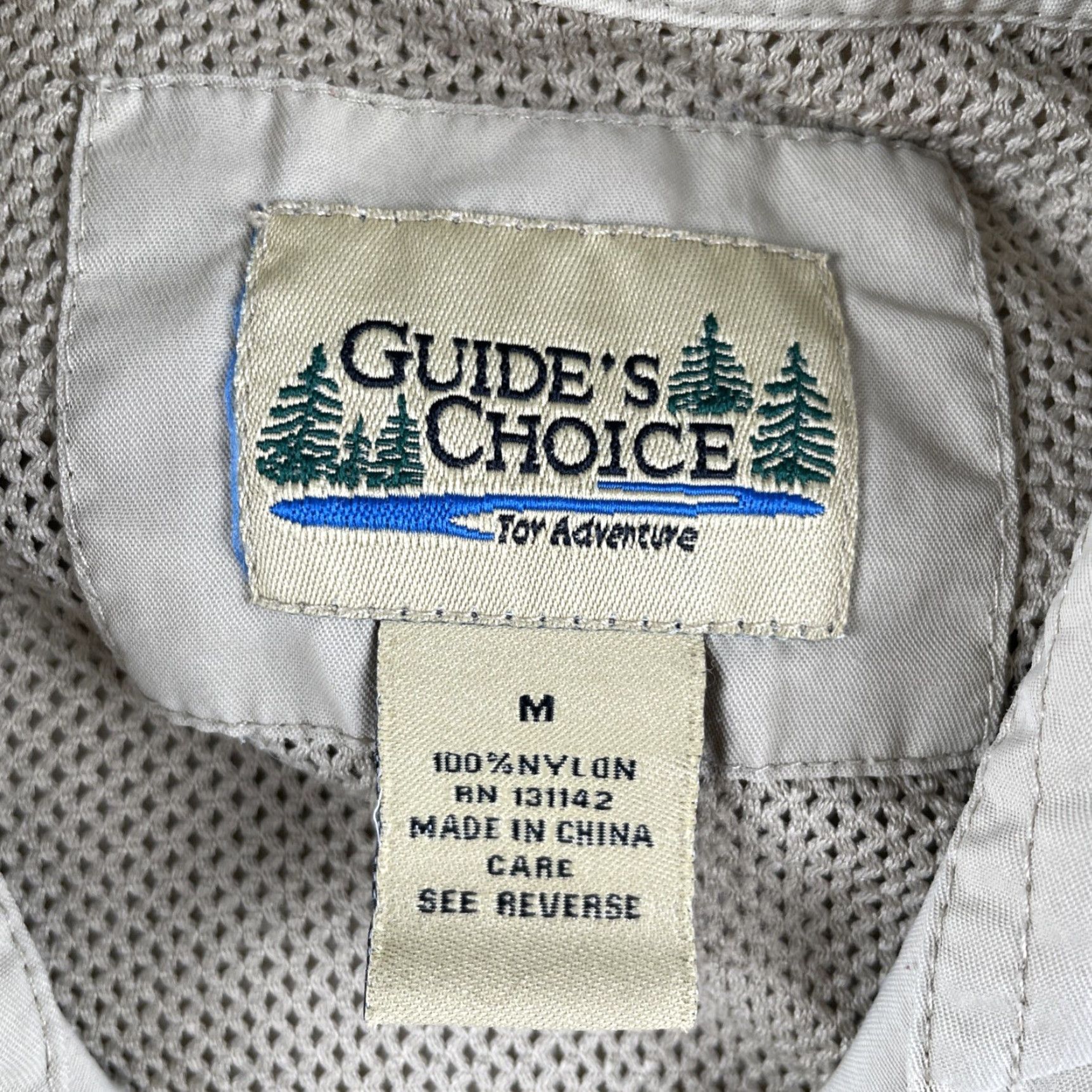 Vintage VINTAGE Guides Choice Medium Safari Utility Shirt Mens Beige Short Sleeve Zip Pockets 90s Size US M / EU 48-50 / 2 - 4 Thumbnail