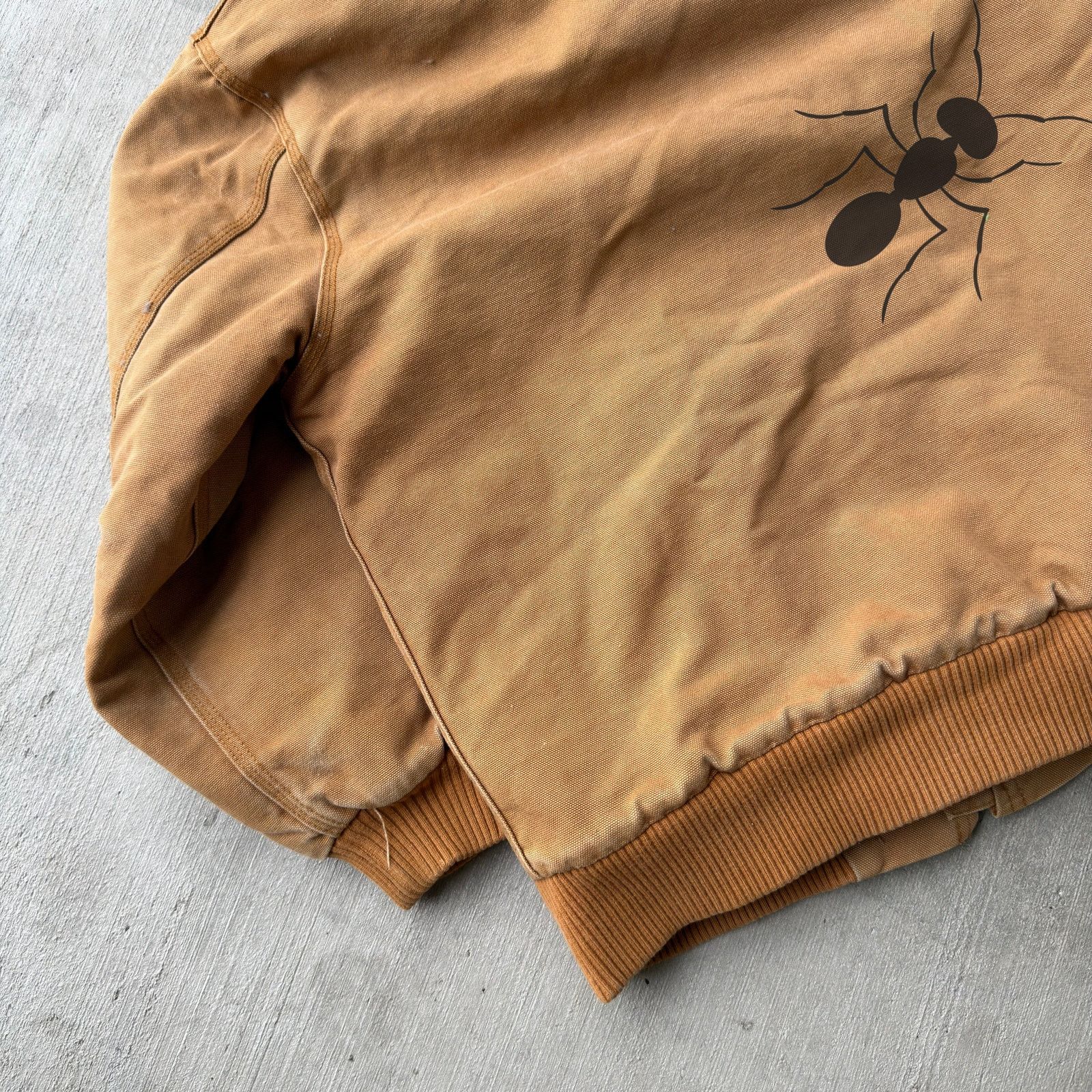 Carhartt × Vintage Carhartt YOUTH brown hooded work wear jacket Size US XS / EU 42 / 0 - 7 Thumbnail