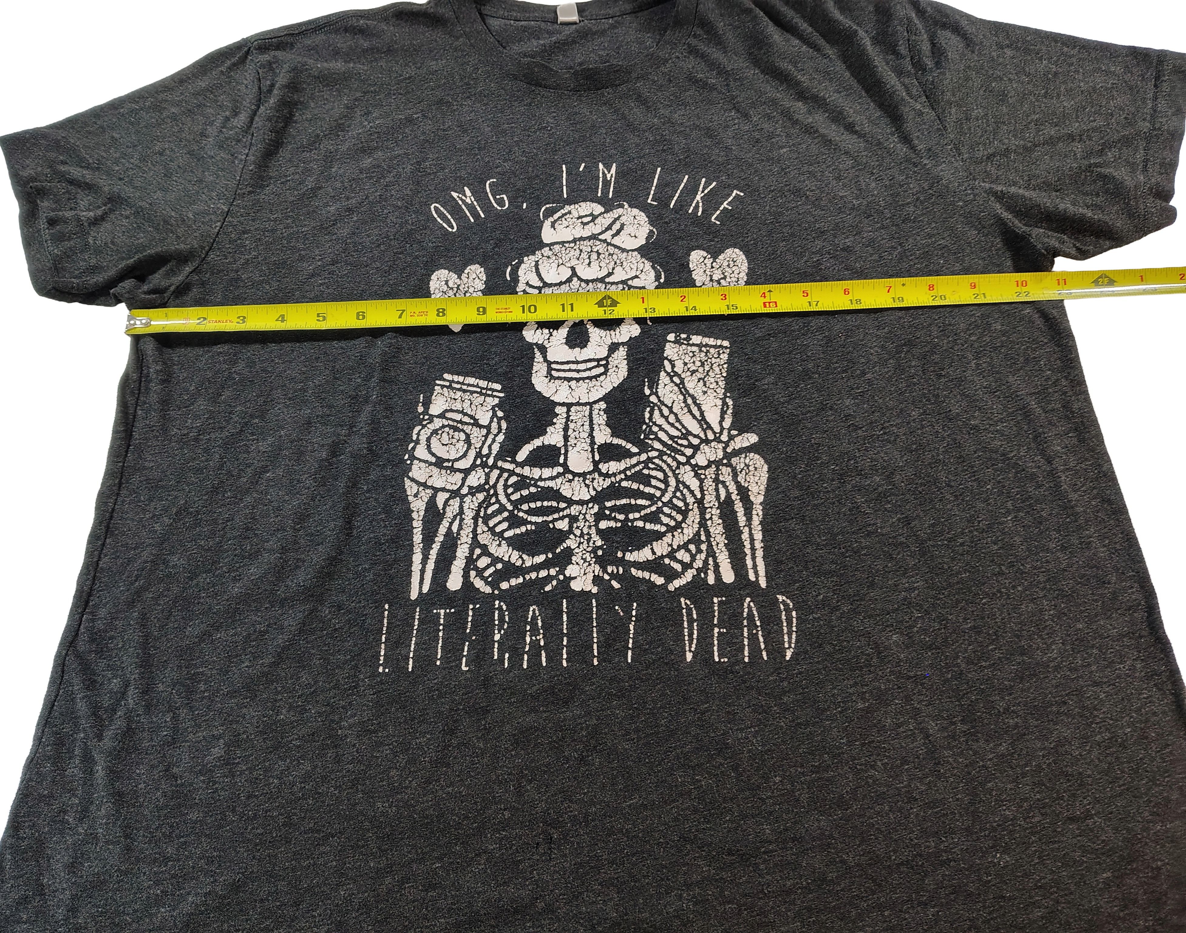 Next Level Apparel Women's XL OMG I'm Like Literally Dead Coffee Mom T-Shirt Size XL / US 12-14 / IT 48-50 - 6 Thumbnail
