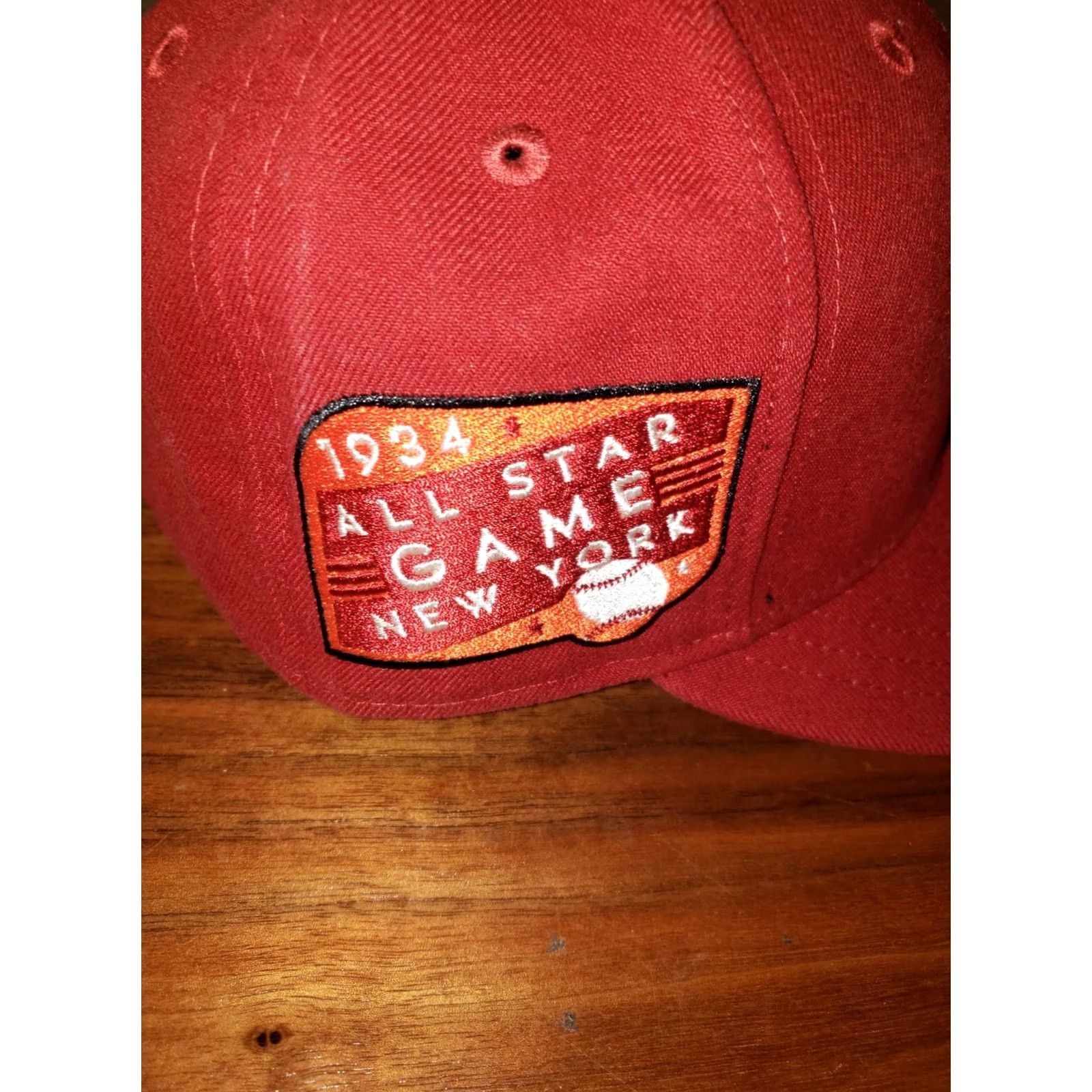 New Era New Era Concepts 59FIFTY Baseball Cap NY Yankees 1934 World Series Mango Red Size 7 Mens Size ONE SIZE - 2 Thumbnail