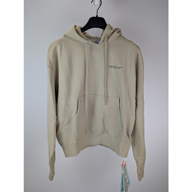 Off-White o1rshd1 Caravagg Crowning Over Hoodie in Dark Sand / Black Size US M / EU 48-50 / 2 - 3 Thumbnail