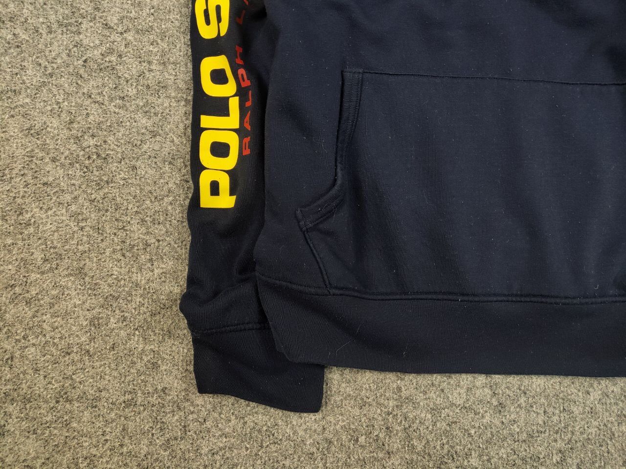 Polo Ralph Lauren Vintage 90's Polo Sport Ralph Lauren logo blue Hoodie Size US XL / EU 56 / 4 - 10 Thumbnail