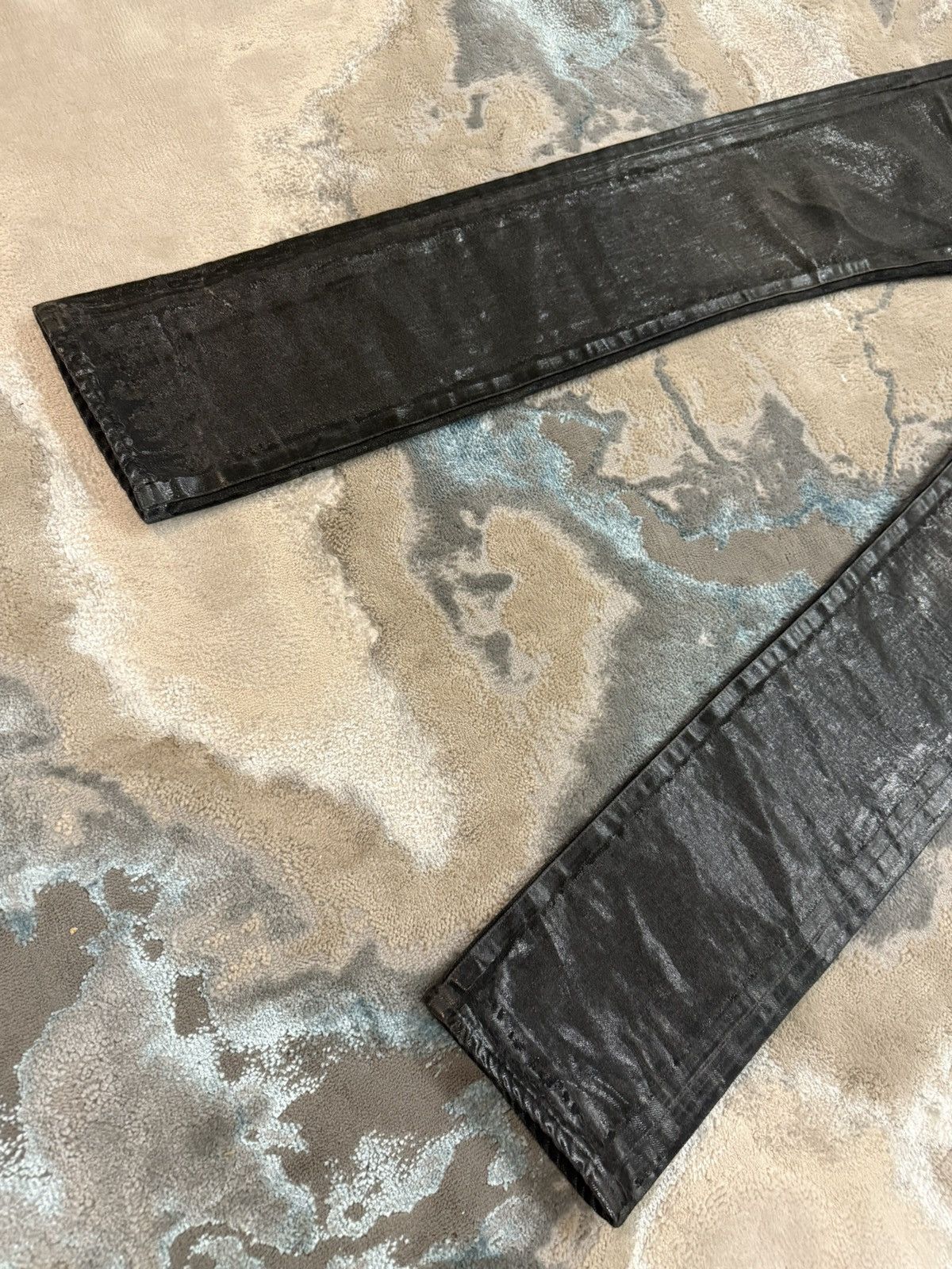 Dior Dior A/W 2004 “Luster” Waxed Denim Size US 29 - 4 Thumbnail