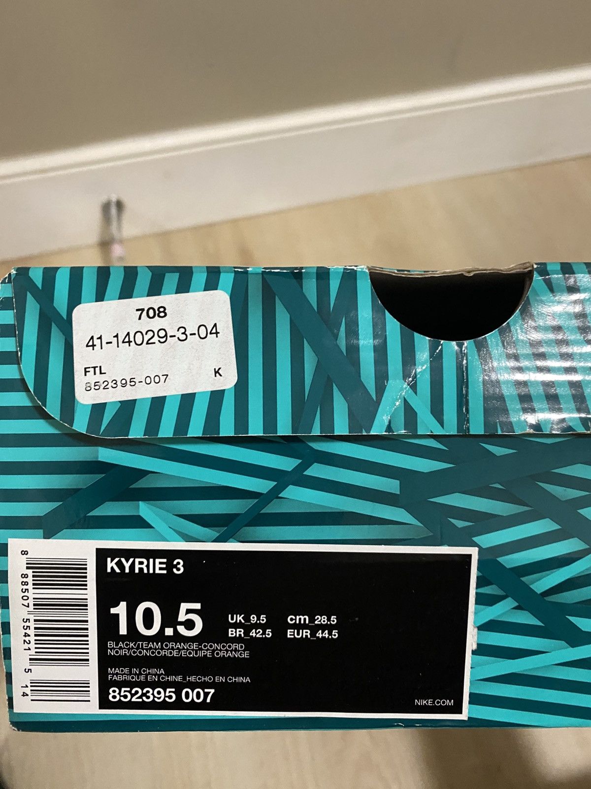 Nike Kyrie 3 Kyrache Light Size US 10.5 / EU 43-44 - 7 Thumbnail
