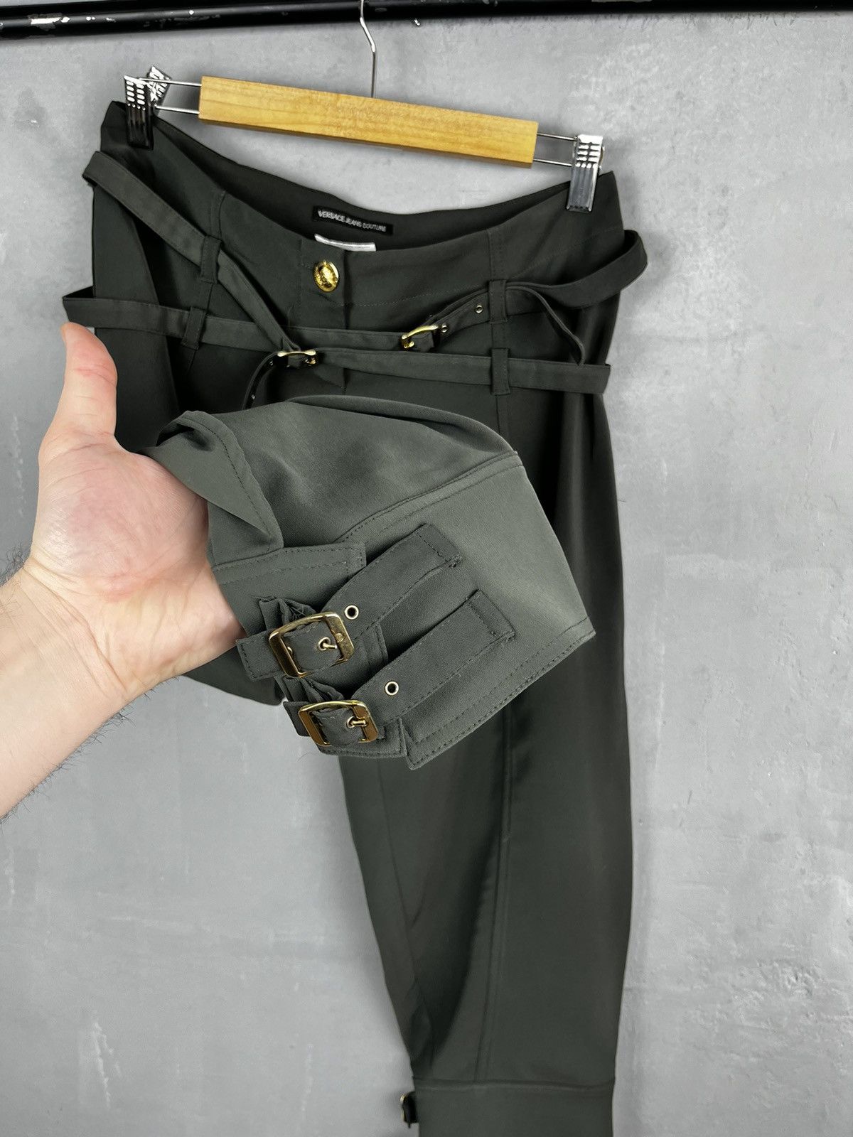Versace × Versace Jeans Couture Versace Y2K pants Size 28" / US 6 / IT 42 - 10 Thumbnail