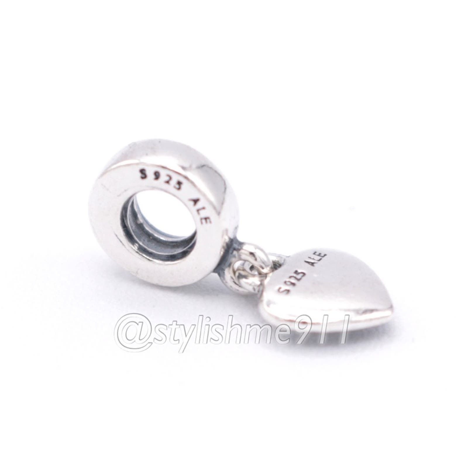 pandora Authentic PANDORA Silver Heart Dangle - 790373 Size ONE SIZE - 7 Thumbnail