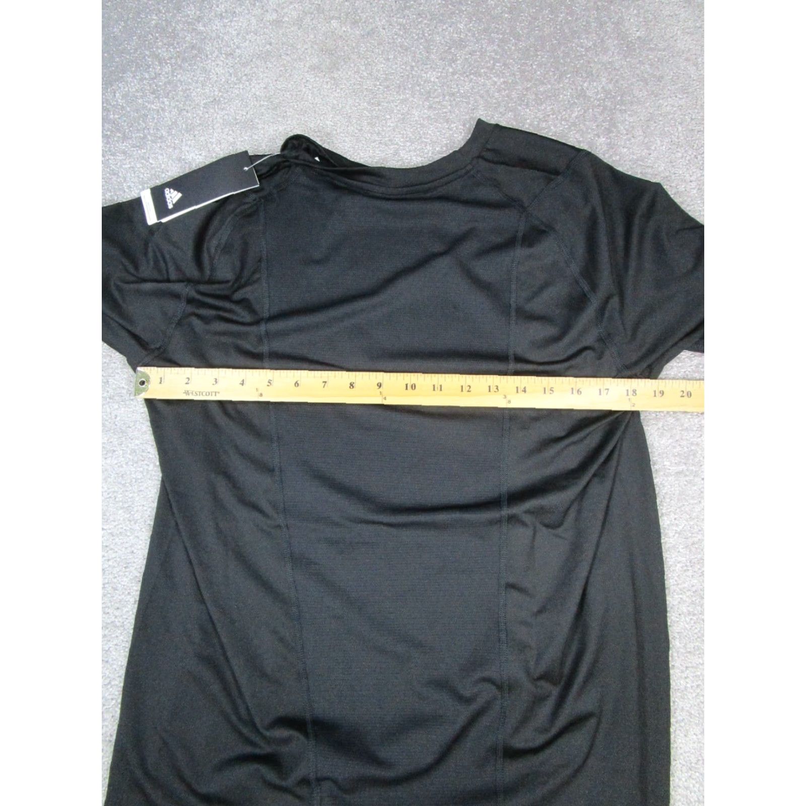 Adidas Adidas Techfit Shirt Womens Large Black Climalite Running Pullover New Size L / US 10 / IT 46 - 6 Thumbnail