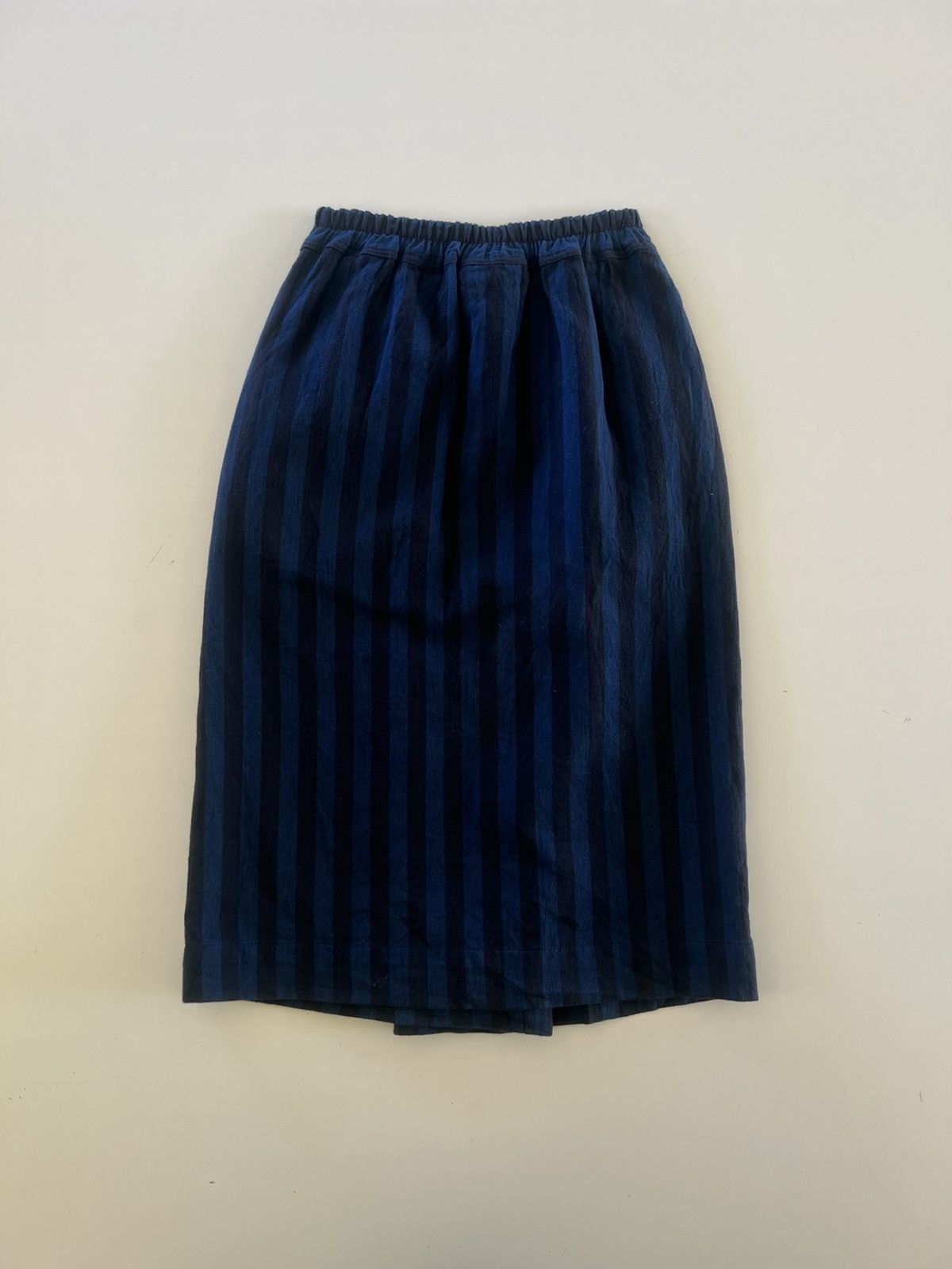 Issey Miyake Plantation by Issey Miyake Midi Skirt Stripe Waist 24-28" Size 28" / US 6 / IT 42 - 3 Thumbnail