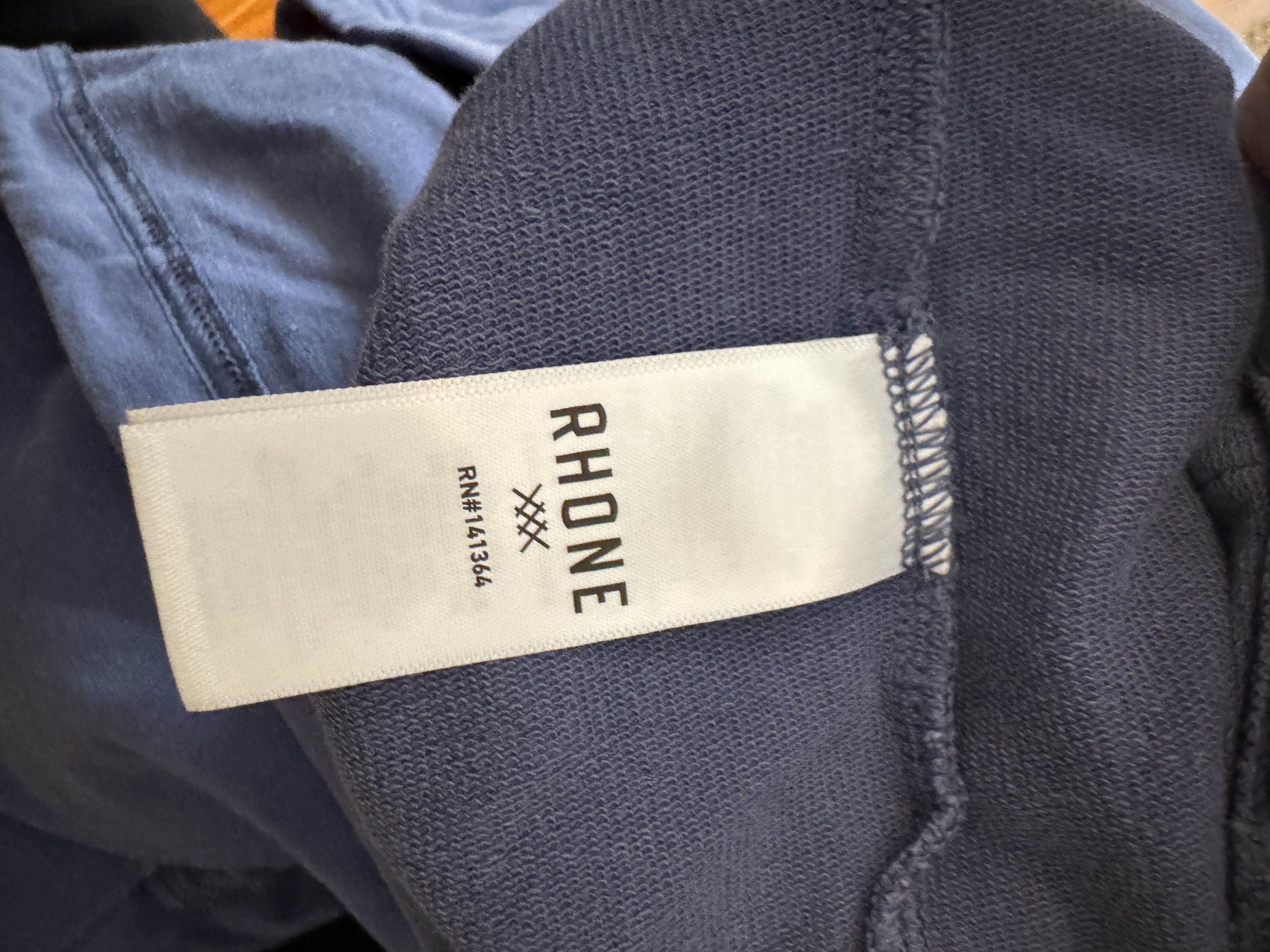 Rhone Rhone Henley Hoodie Blue XL Never Worn Size US XL / EU 56 / 4 - 6 Thumbnail