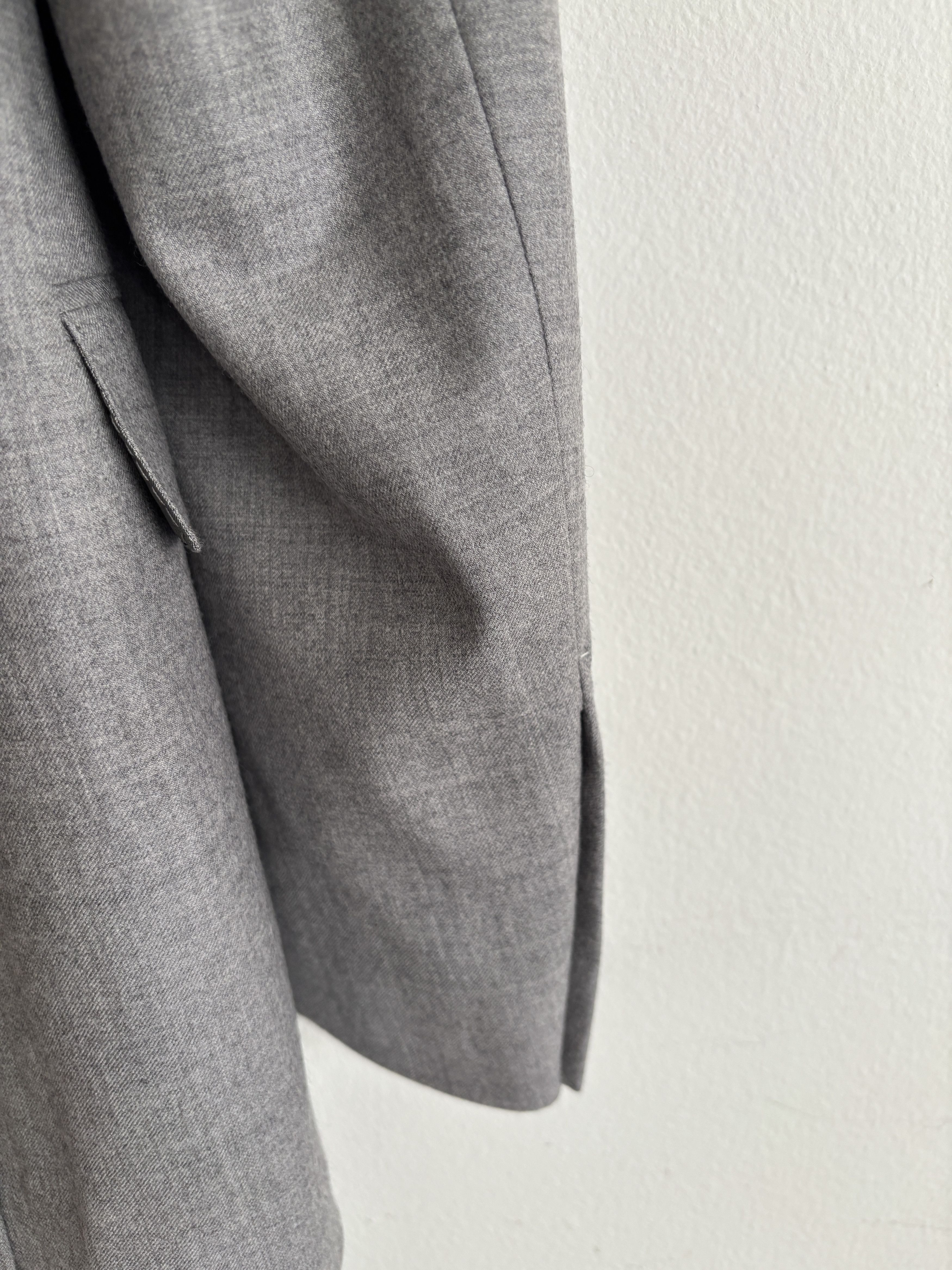 Ralph Lauren Purple Label $2900 NEW Grey Wool Unfinished Sport Coat / Blazer 40-42 Size 42R - 14 Thumbnail