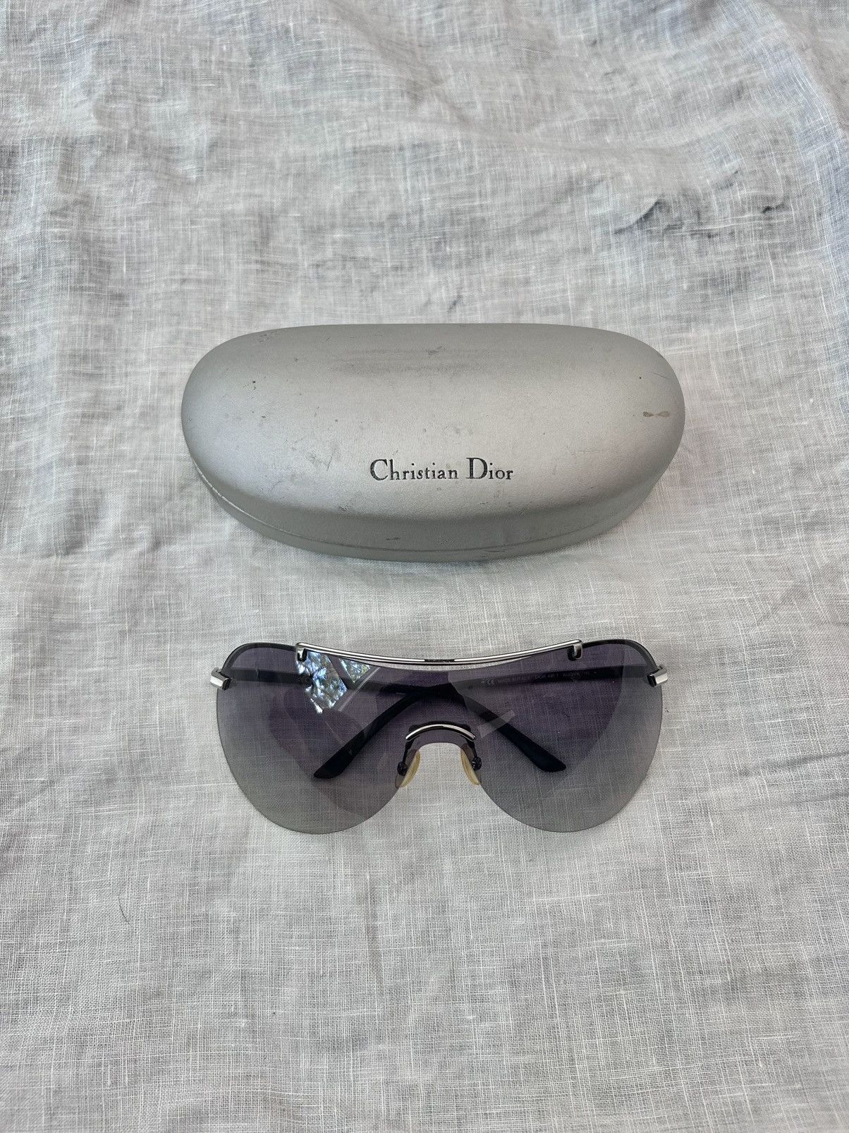 Dior Vintage Dior Shield Sunglasses Size ONE SIZE - 5 Thumbnail