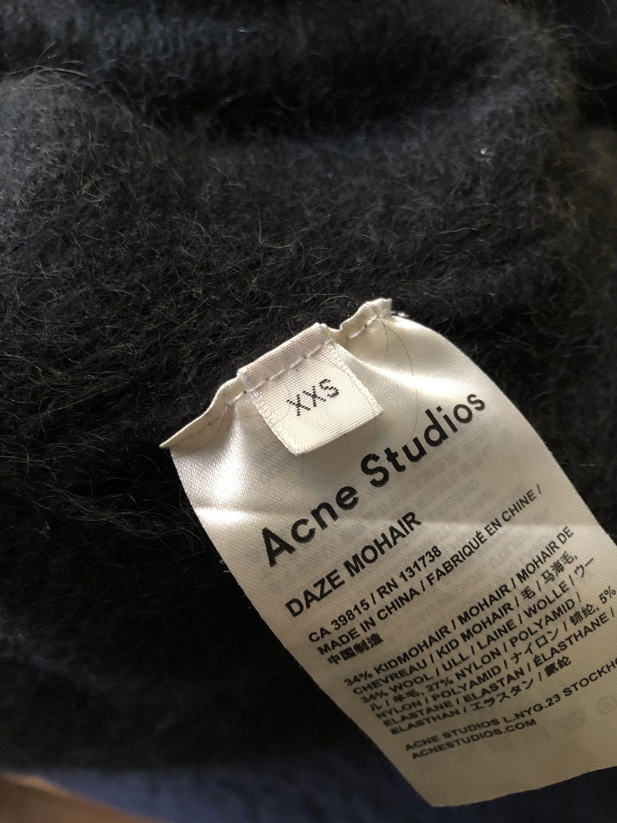 Acne Studios Acne Studios Daze Mohair Off the Shoulder