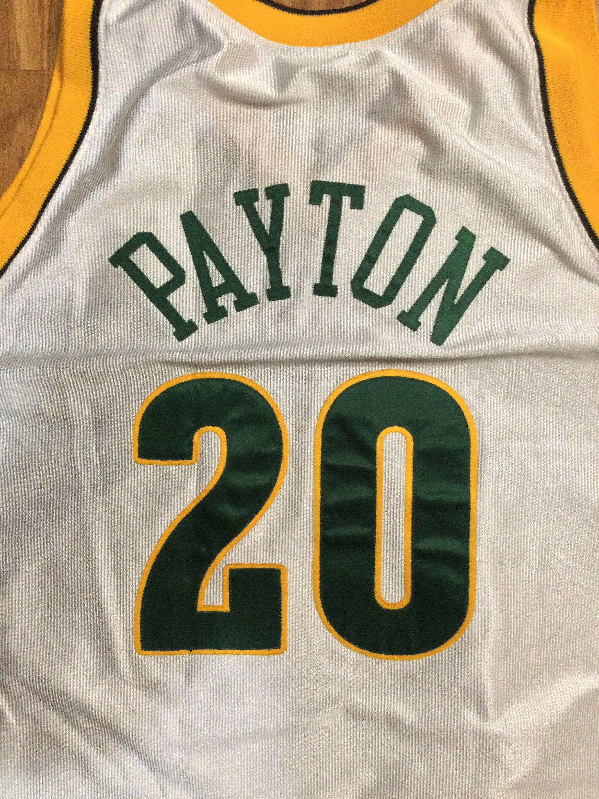 Reebok Authentic Seattle Supersonics Gary Payton Reebok NBA Jersey Size US XXL / EU 58 / 5 - 7 Thumbnail