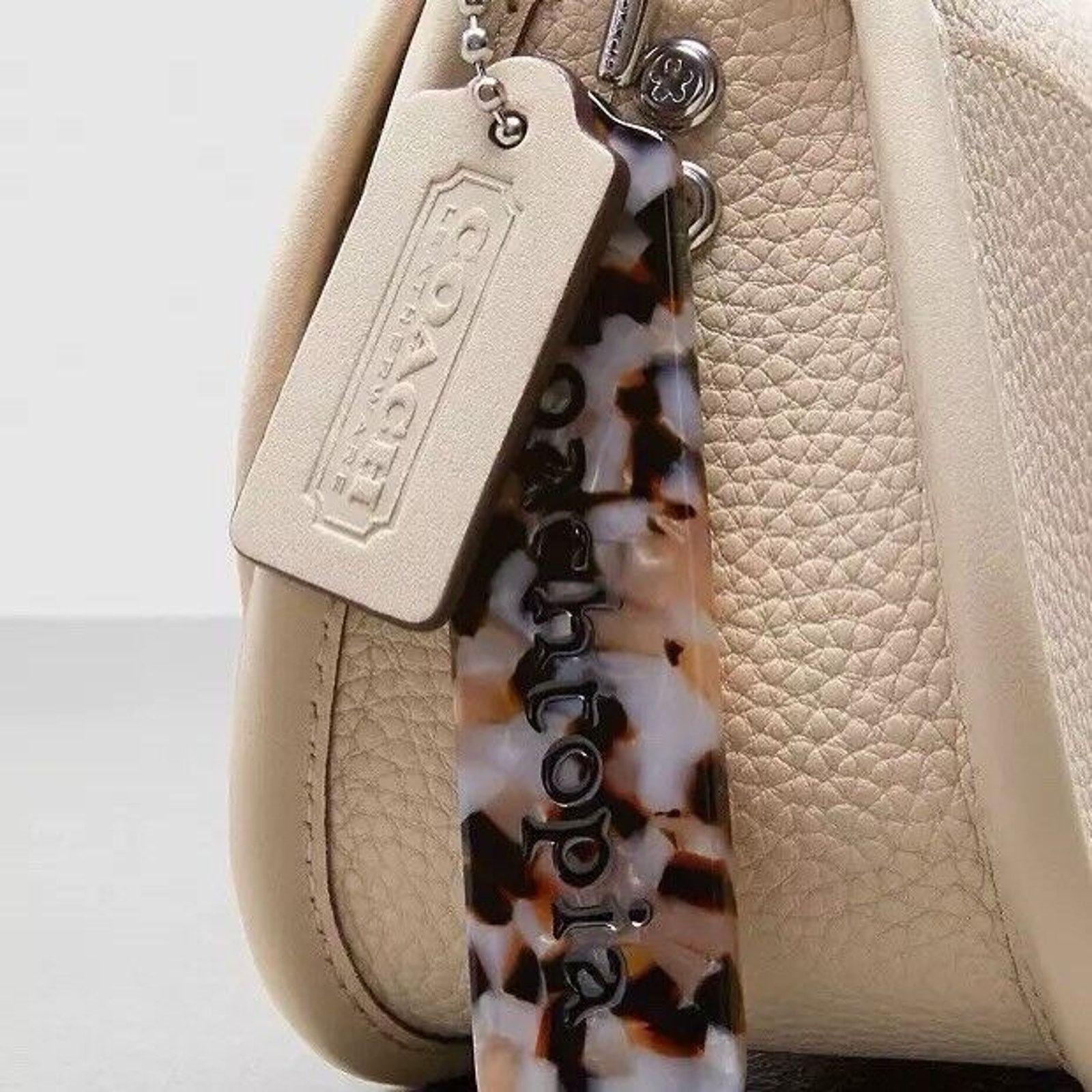 Coach NWT Coach Wavy Dinky Bag Shoulder Crossbody CK113 Cloud Size ONE SIZE - 13 Thumbnail