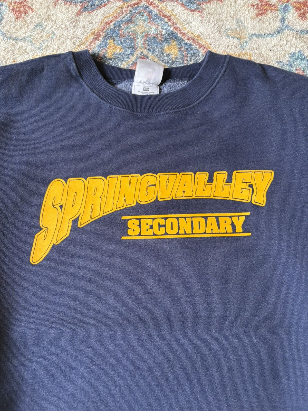 Vintage Vintage SpringValley Spellout Heavy Pullover Crewneck Size US XXL / EU 58 / 5 - 4 Thumbnail