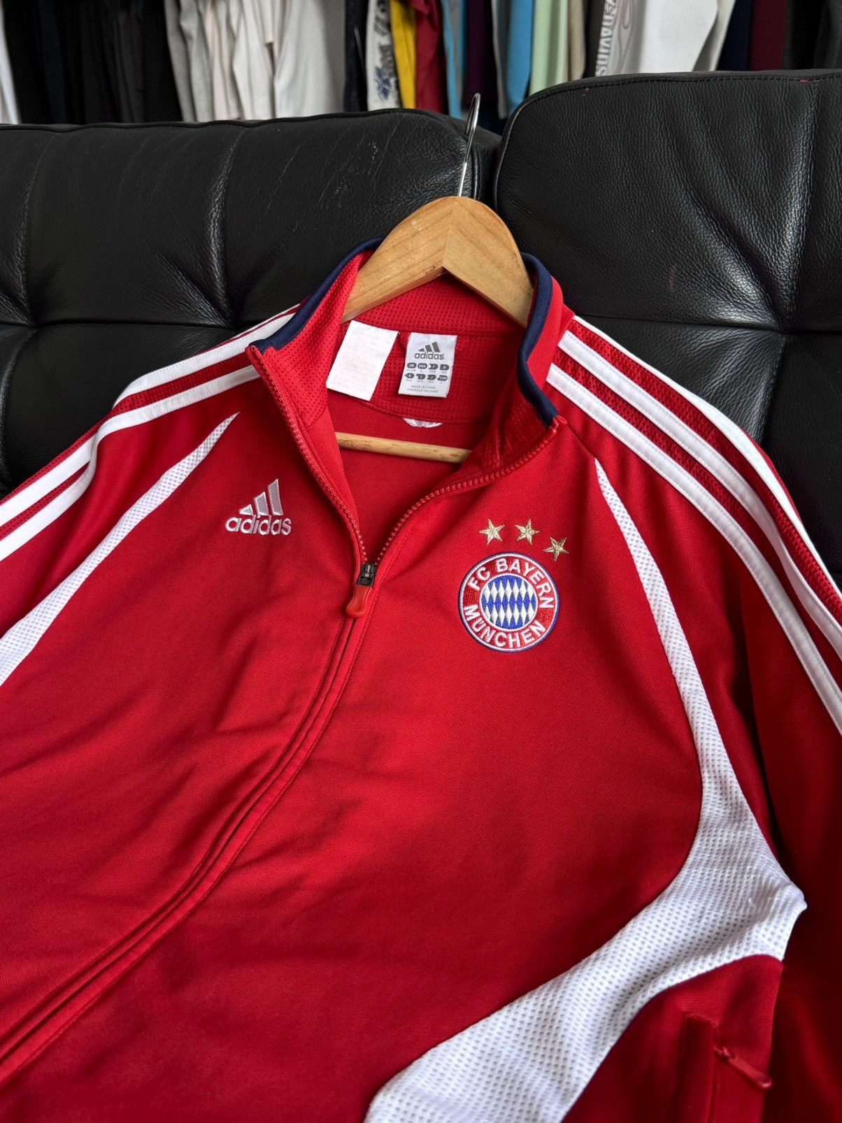 Adidas Vintage Adidas FC Bayern Munchen Track Zip Jacket Soccer Size US XS / EU 42 / 0 - 15 Thumbnail