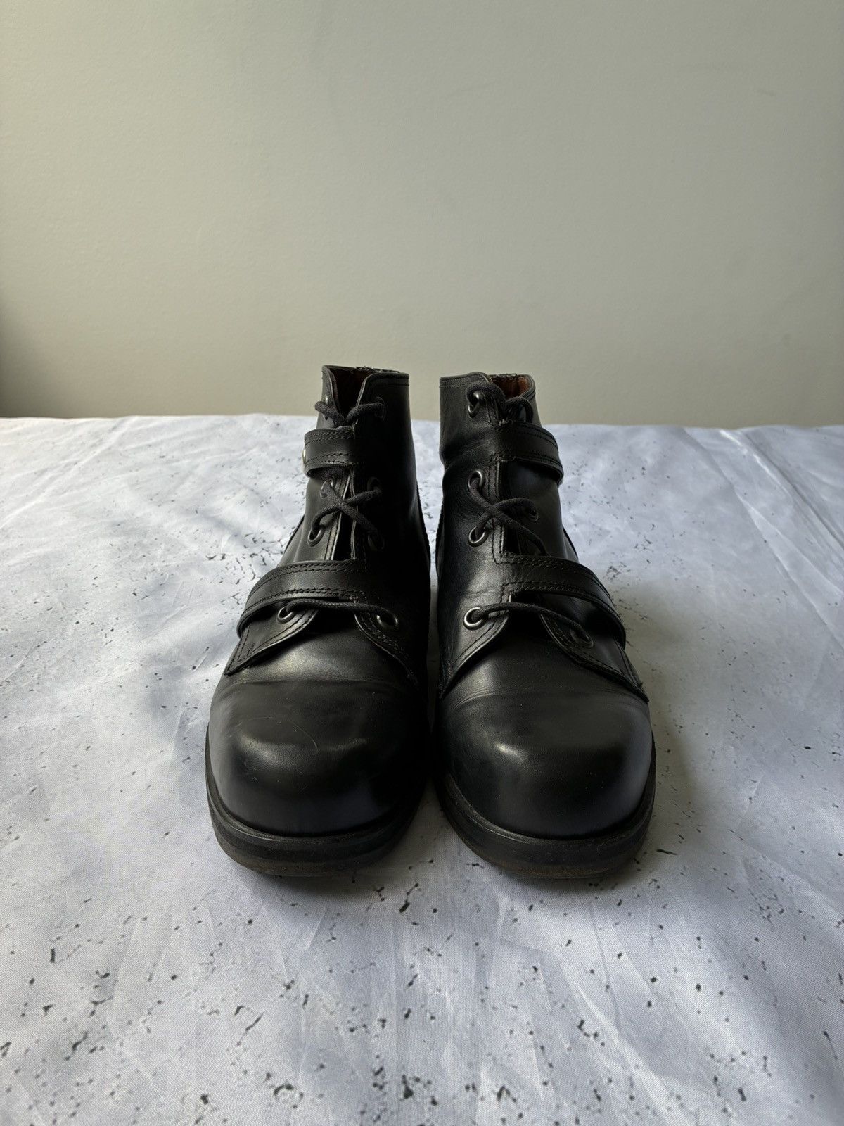 Dirk Bikkembergs Archive Dirk Bikkembergs 90s Double Closure Bondage Boots Size US 7 / EU 40 - 2 Thumbnail