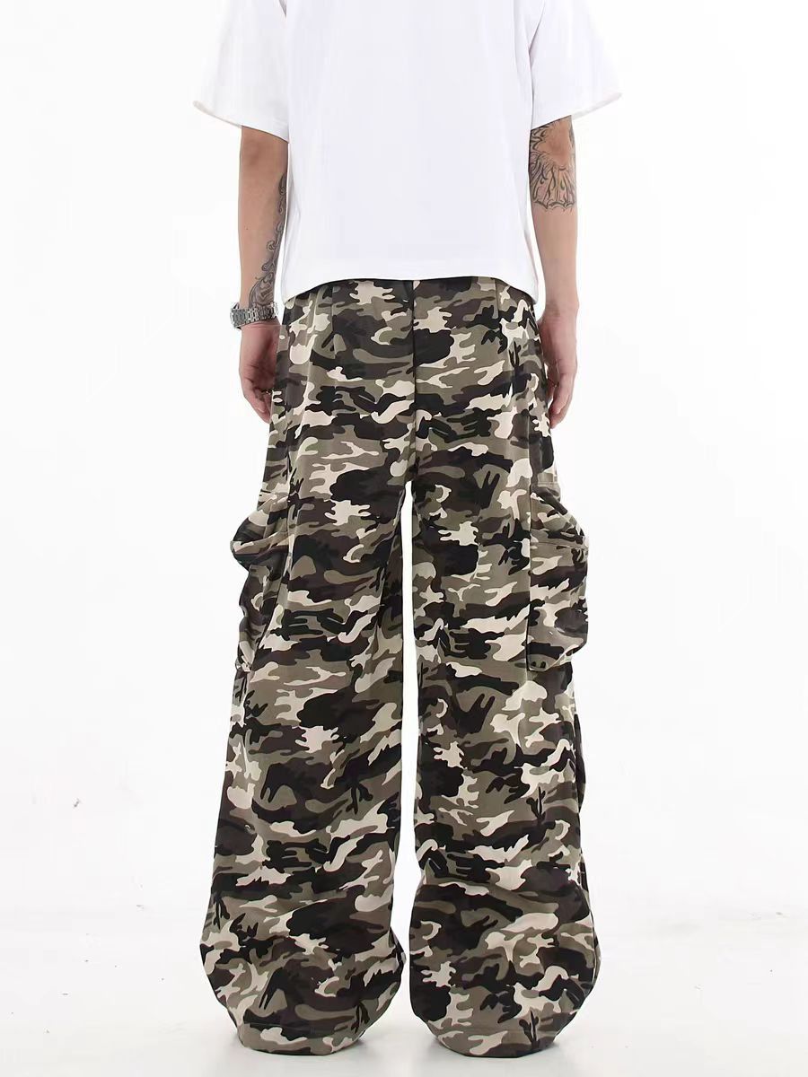 Japanese Brand × Vintage Retro High Street Hip Hop Leopard Print Loose Casual Pants Size US 32 / EU 48 - 2 Thumbnail