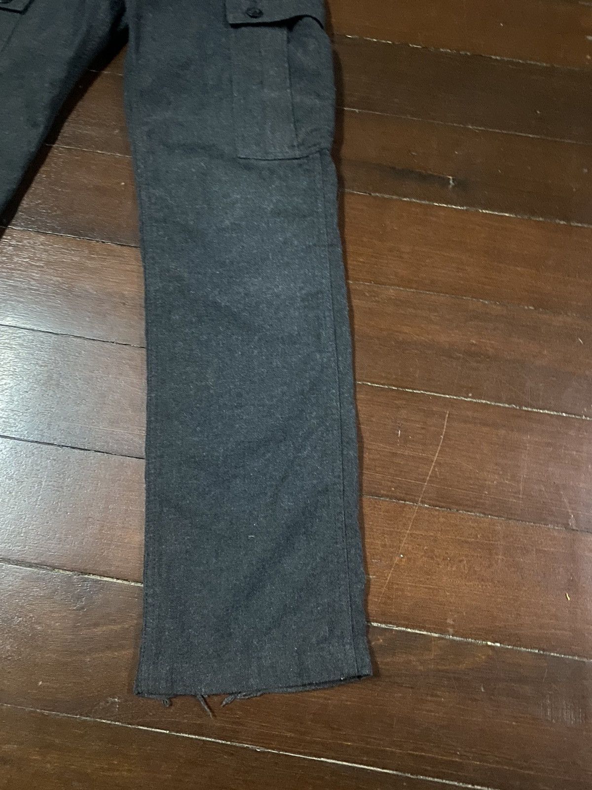 Japanese Brand FIRE 🔥 BACK NUMBER CARGO PANTS WOOL Size US 34 / EU 50 - 6 Thumbnail