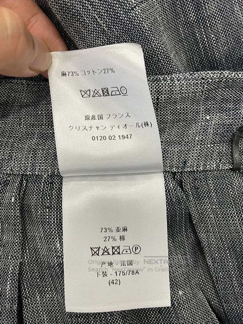 Dior Dior Grey linen skirt Size 27" / US 4 / IT 40 - 5 Thumbnail