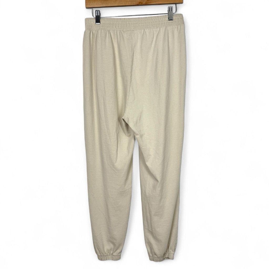 Zara Women's Zara Cotton Jogger Pants Beige Size Medium Size 30" / US 8 / IT 44 - 6 Thumbnail