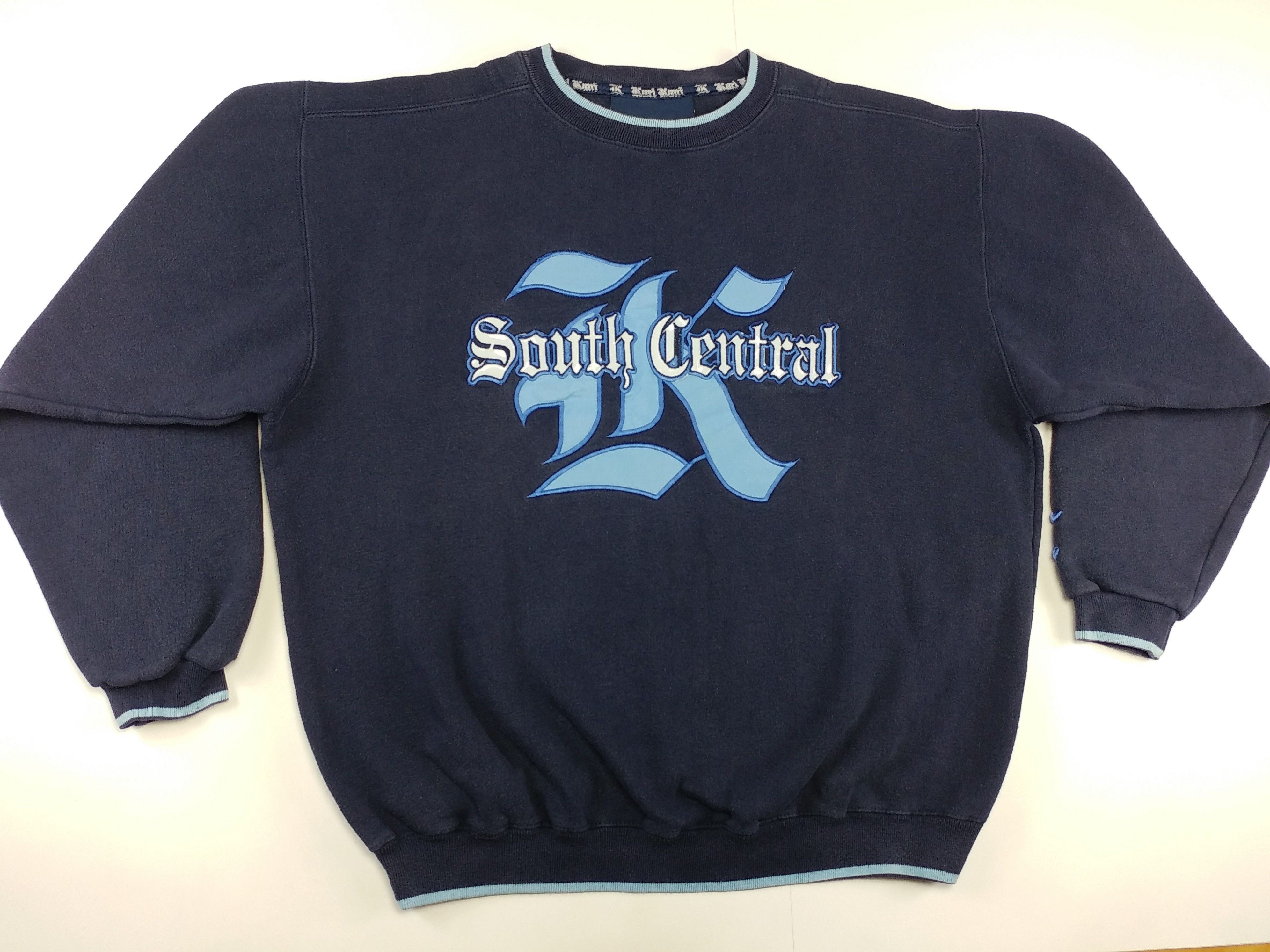 Karl Kani KARL KANI sweatshirt, South Central, vintage 90s hip hop, L Size US L / EU 52-54 / 3 - 6 Thumbnail