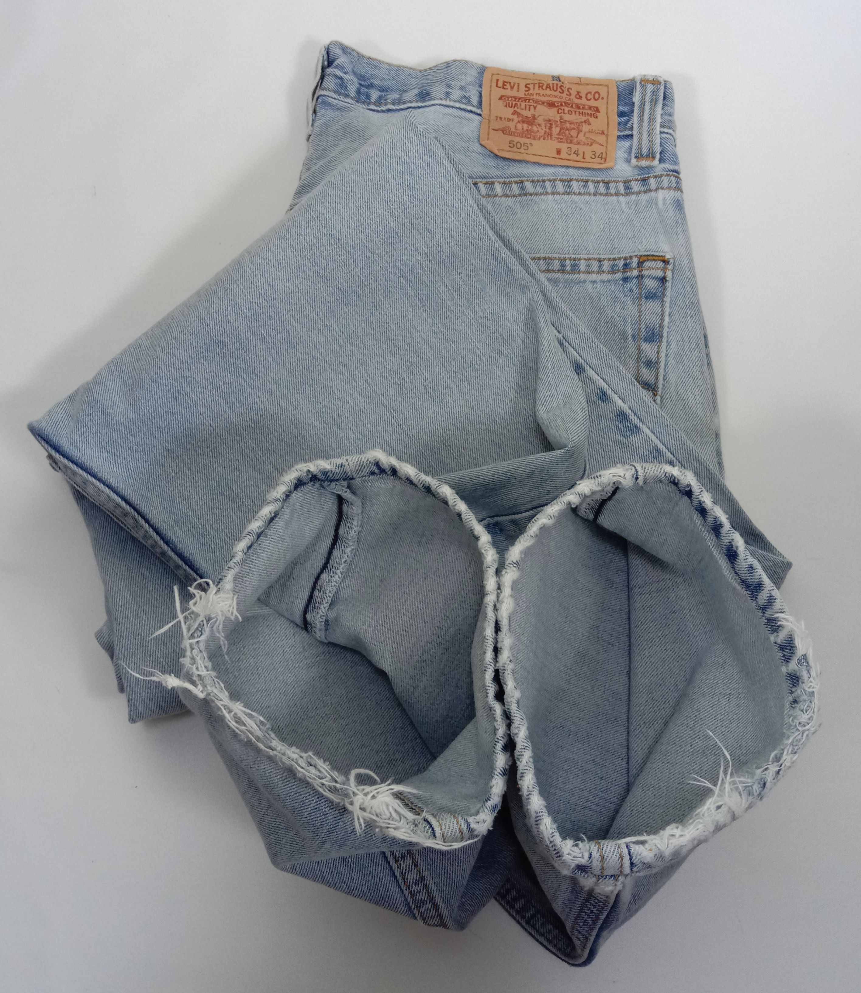 Levi's Vintage Levi's 505 Jeans Light Wash Regular Fit Denim Size US 34 / EU 50 - 17 Thumbnail