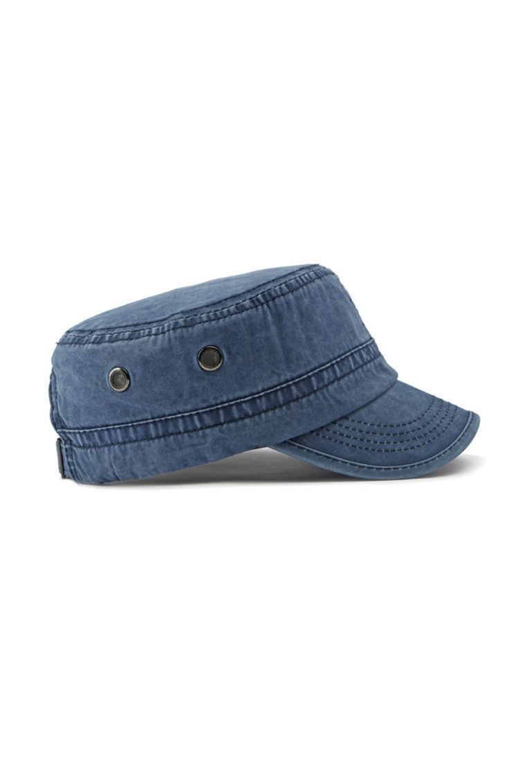 Other Blue Japanese Flat Top Military Hat Size ONE SIZE - 5 Thumbnail