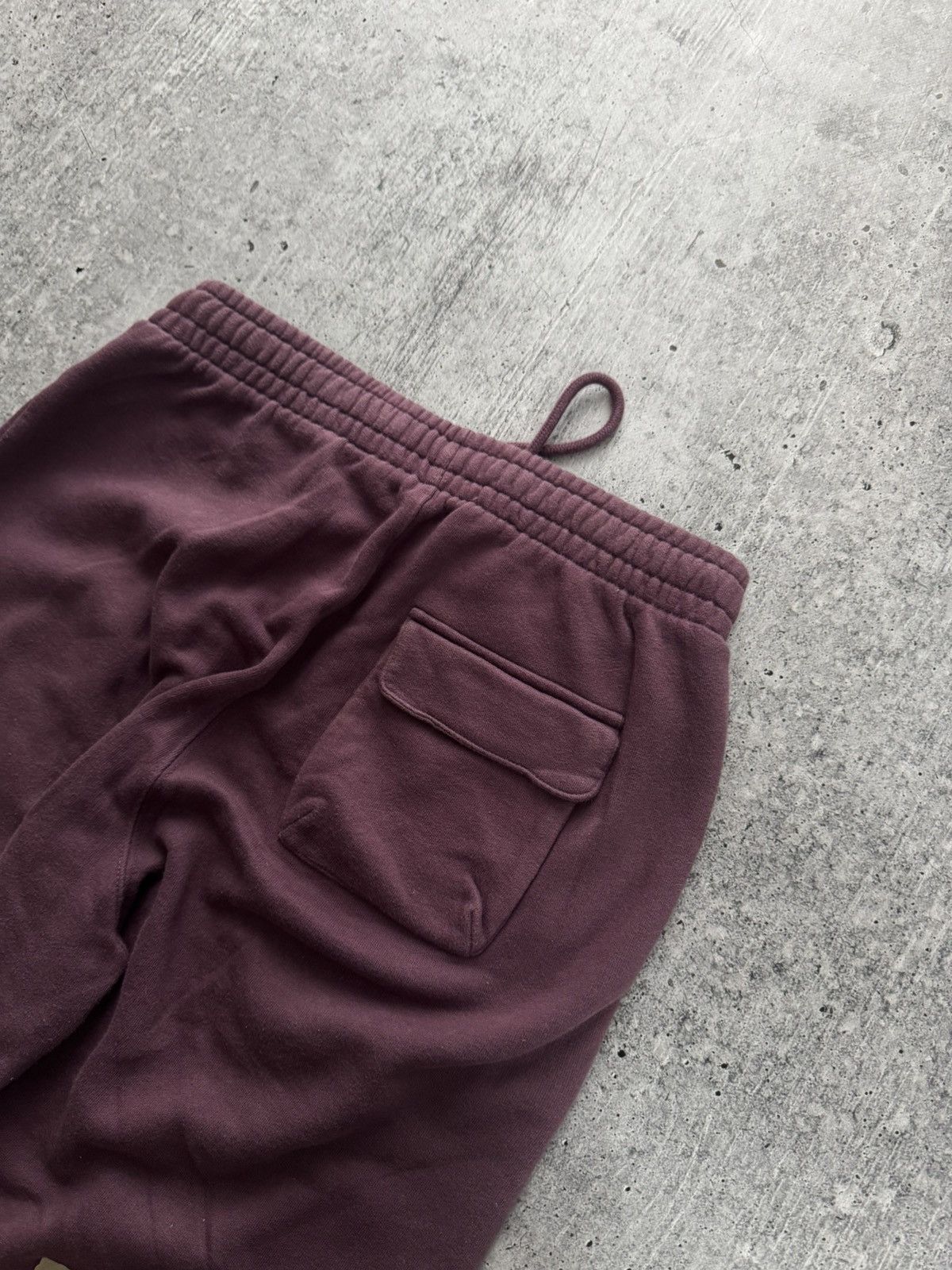 Off-White Off White M Tape Diag Joggers Bottoms Burgundy Virgil Abloh Size US 34 / EU 50 - 9 Thumbnail
