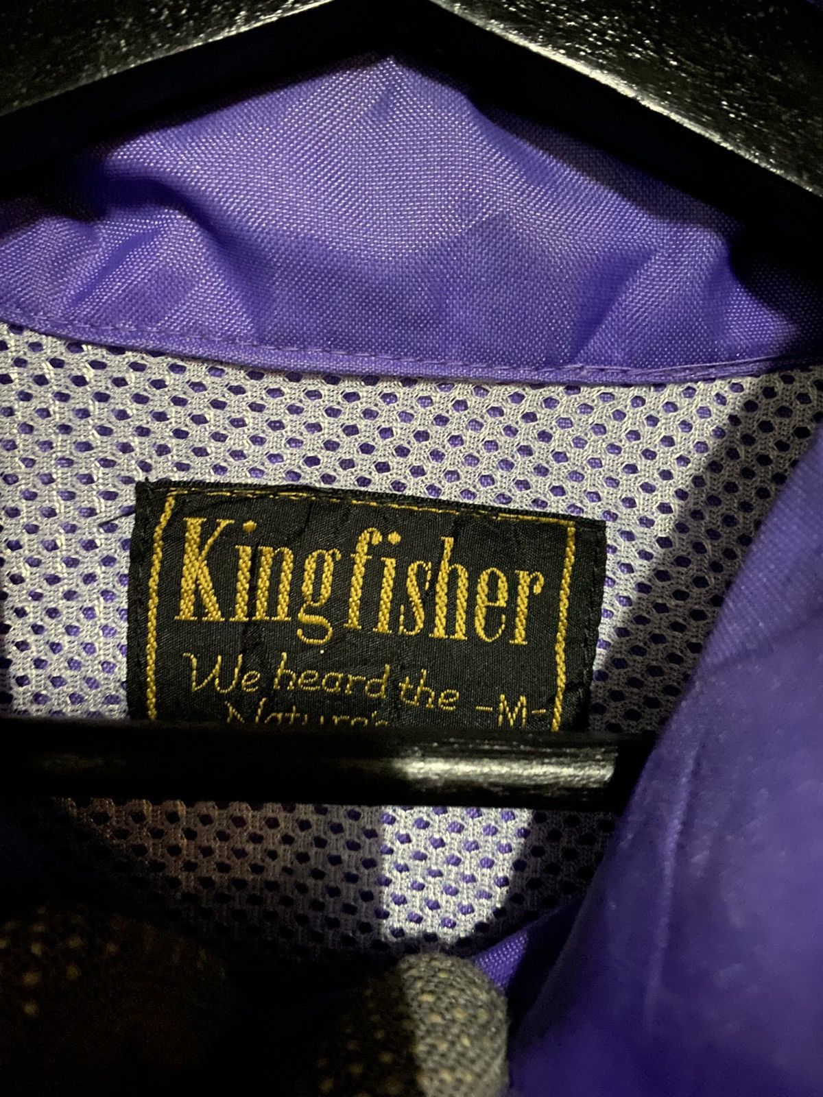 Vintage Vintage 1990s King Fisher Outdoor Purple Nylon Coach Jacket Size US M / EU 48-50 / 2 - 7 Thumbnail
