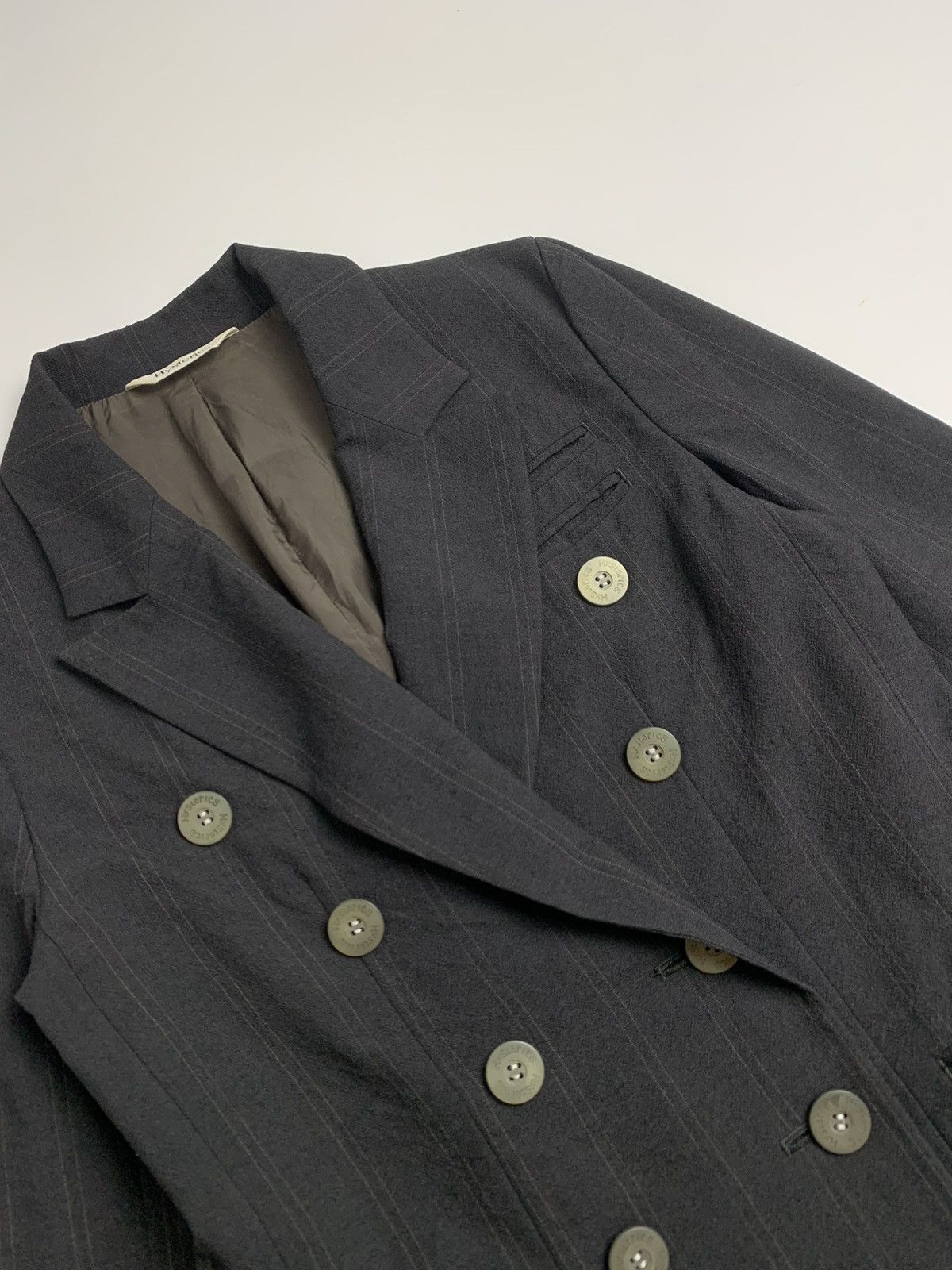 Hysteric Glamour Hysterics Vintage Pinstripe Double Breasted Blazer Size M / US 6-8 / IT 42-44 - 6 Thumbnail