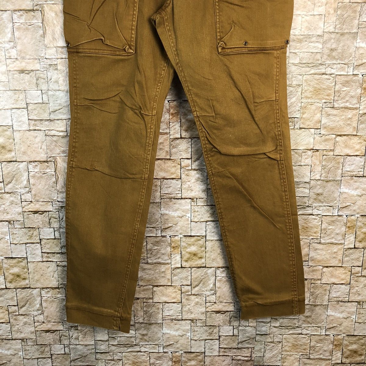 Japanese Brand Tkmixpice Brown utility Cargo big Multipocket Pants #A726 Size US 30 / EU 46 - 7 Thumbnail