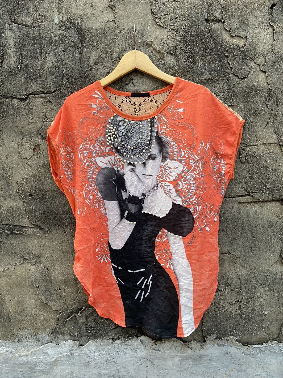 Hysteric Glamour × Japanese Brand × Vintage 2000s blouses marlyn monroe studded pearl Size XL / US 12-14 / IT 48-50 - 1 Thumbnail