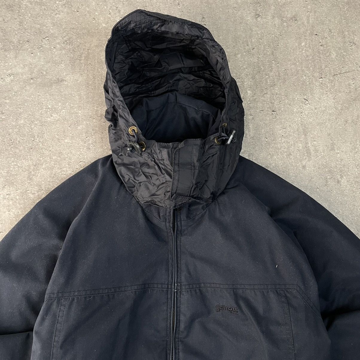 Schott Vintage 00s Down Jacket Schott Bomber Puffer USA Nylon Size US S / EU 44-46 / 1 - 2 Thumbnail