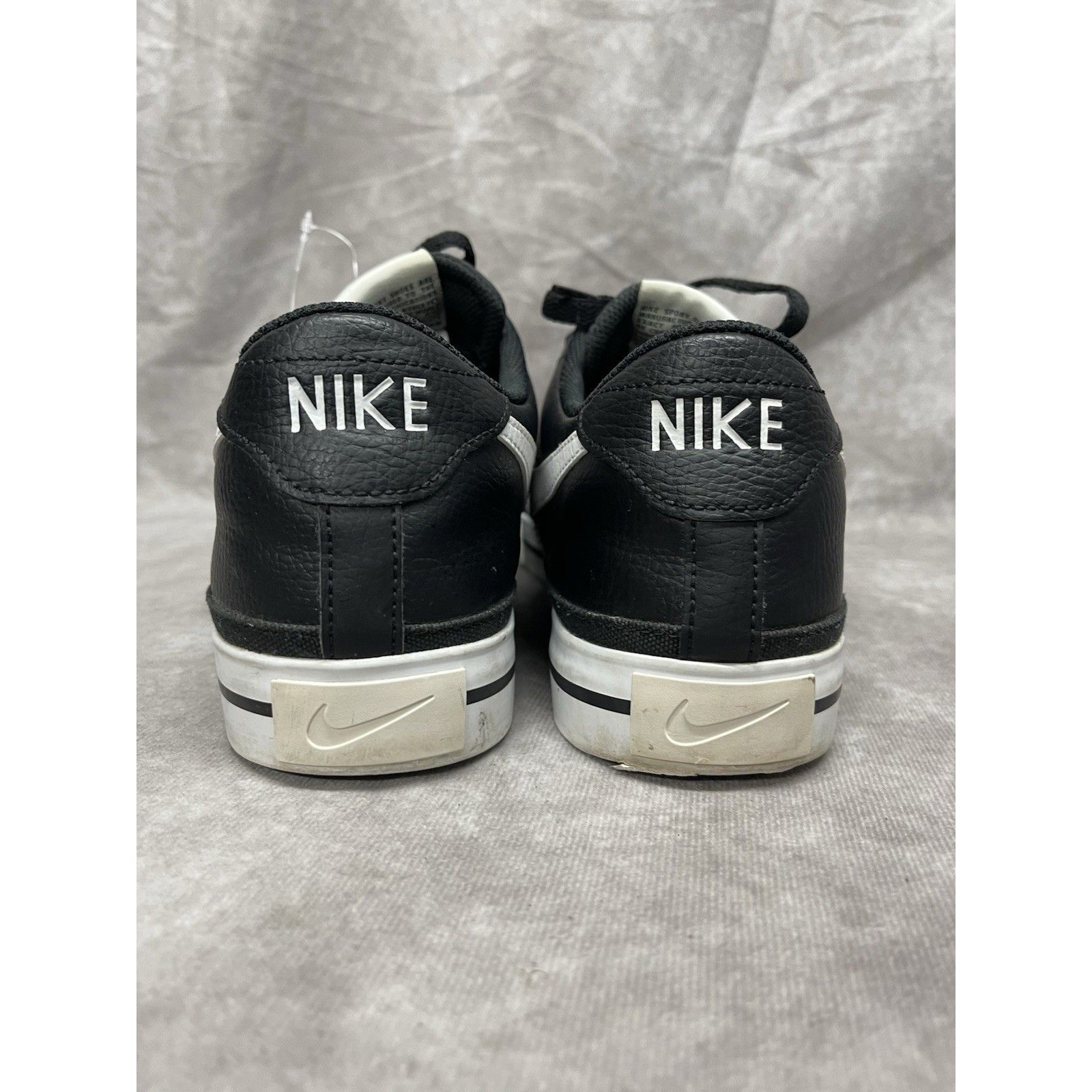 Nike Nike Court Legacy Black White CU4150-002 Mens Size 12 Low To Size US 12 / EU 45 - 4 Thumbnail