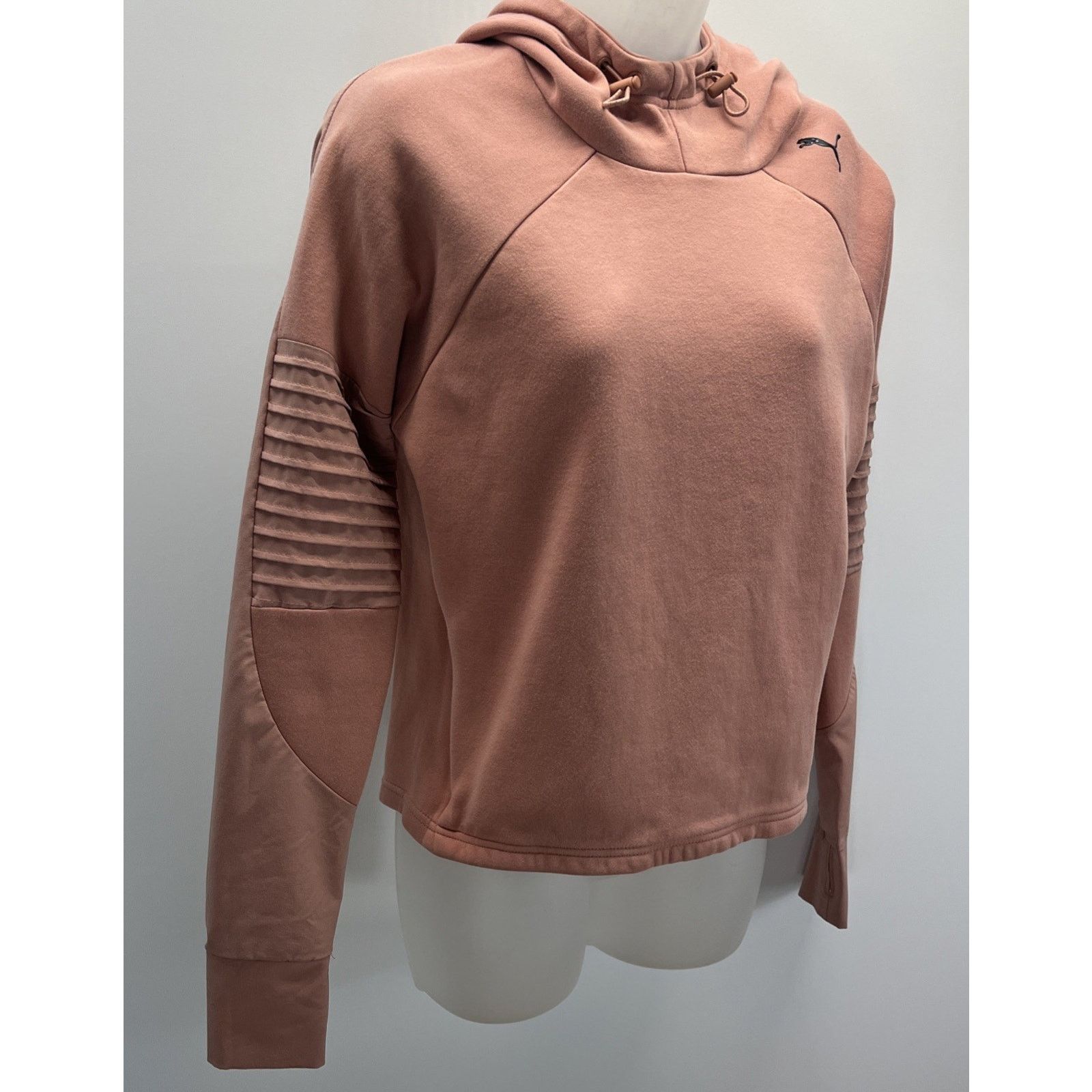 Puma Puma Women's Pullover Hoodie Dry Cell Evostripe Coral S Size S / US 4 / IT 40 - 3 Thumbnail