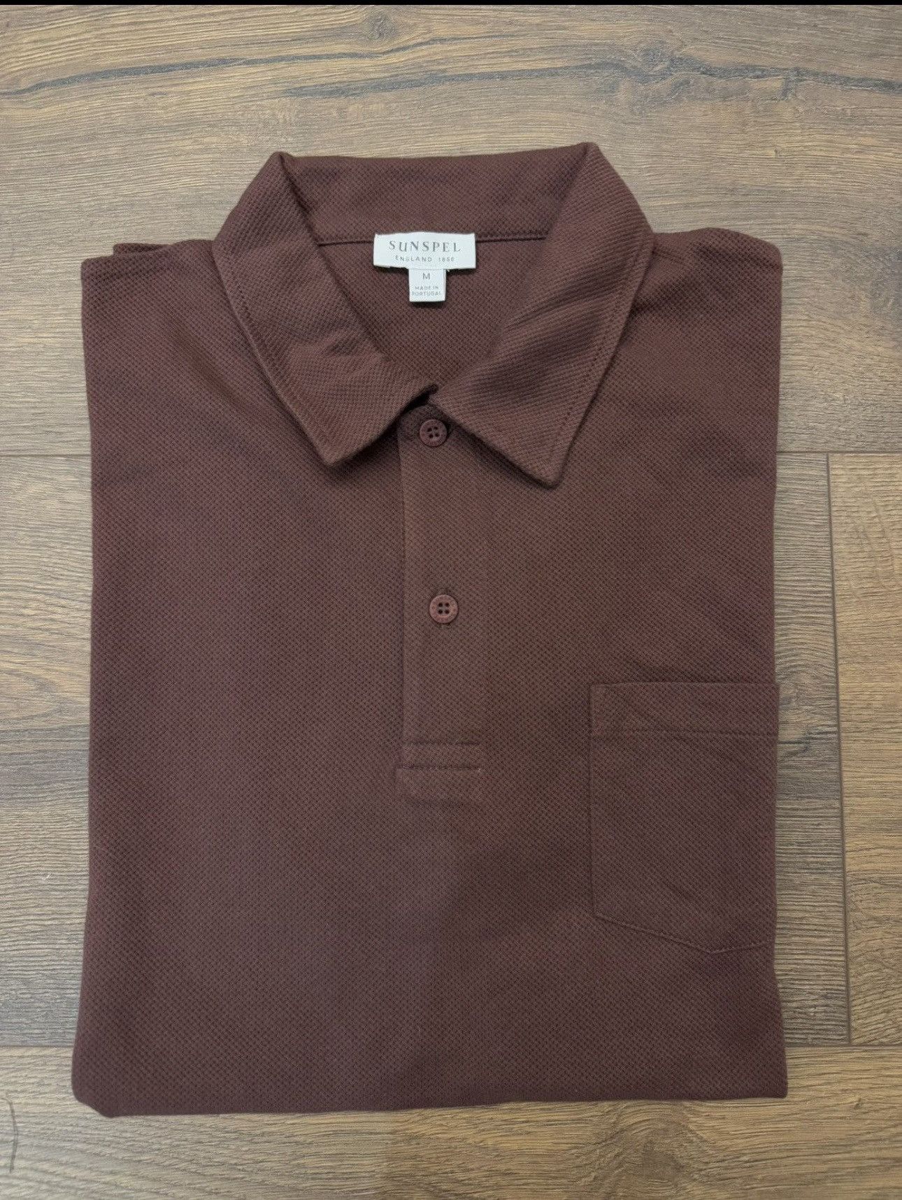 Sunspel Sunspel Burgundy Riviera Polo - Size M Size US M / EU 48-50 / 2 - 1 Preview