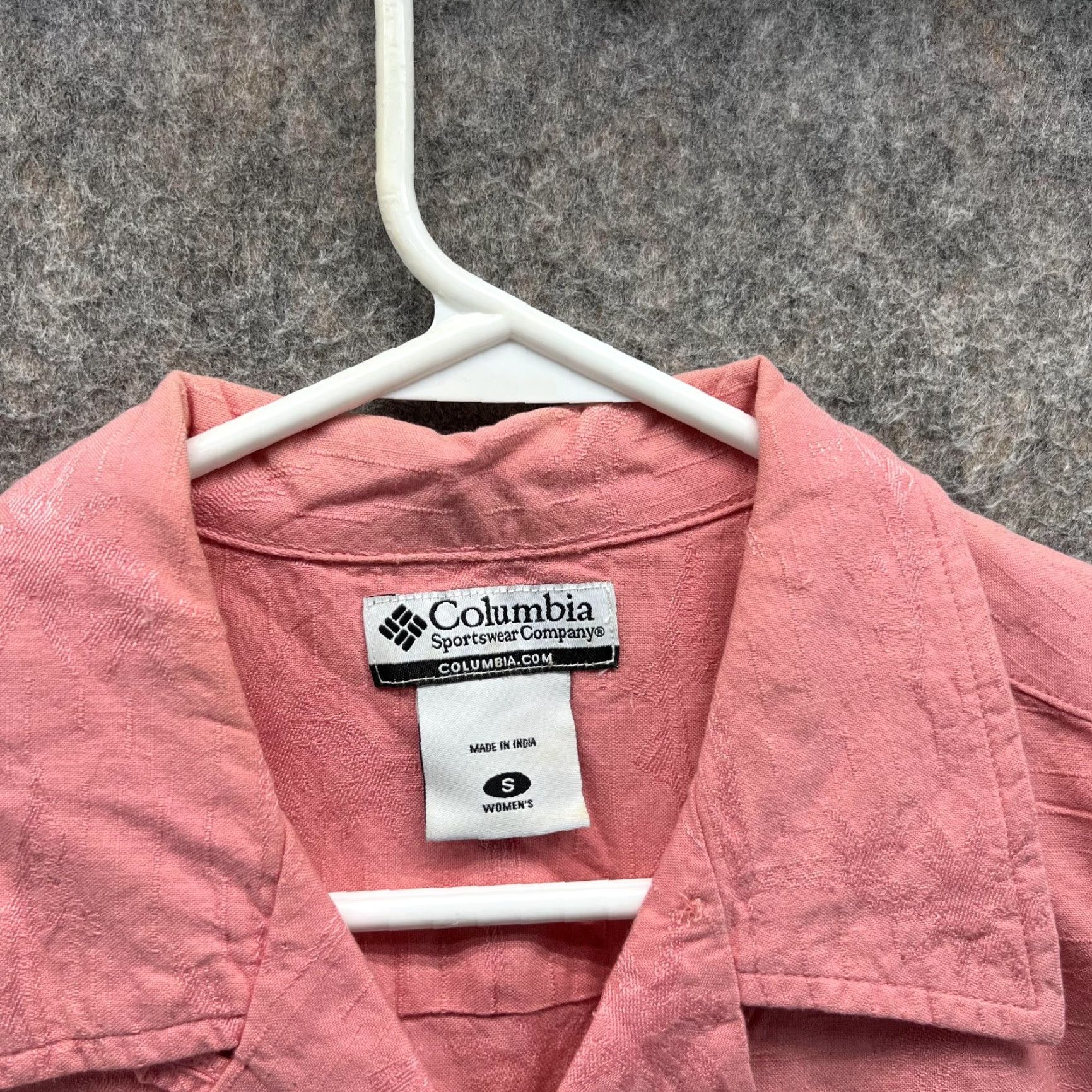 Pinko VINTAGE Columbia Shirt Women Small Pink Casual Button Down Sportswear Linen Vintage Size S / US 4 / IT 40 - 7 Thumbnail