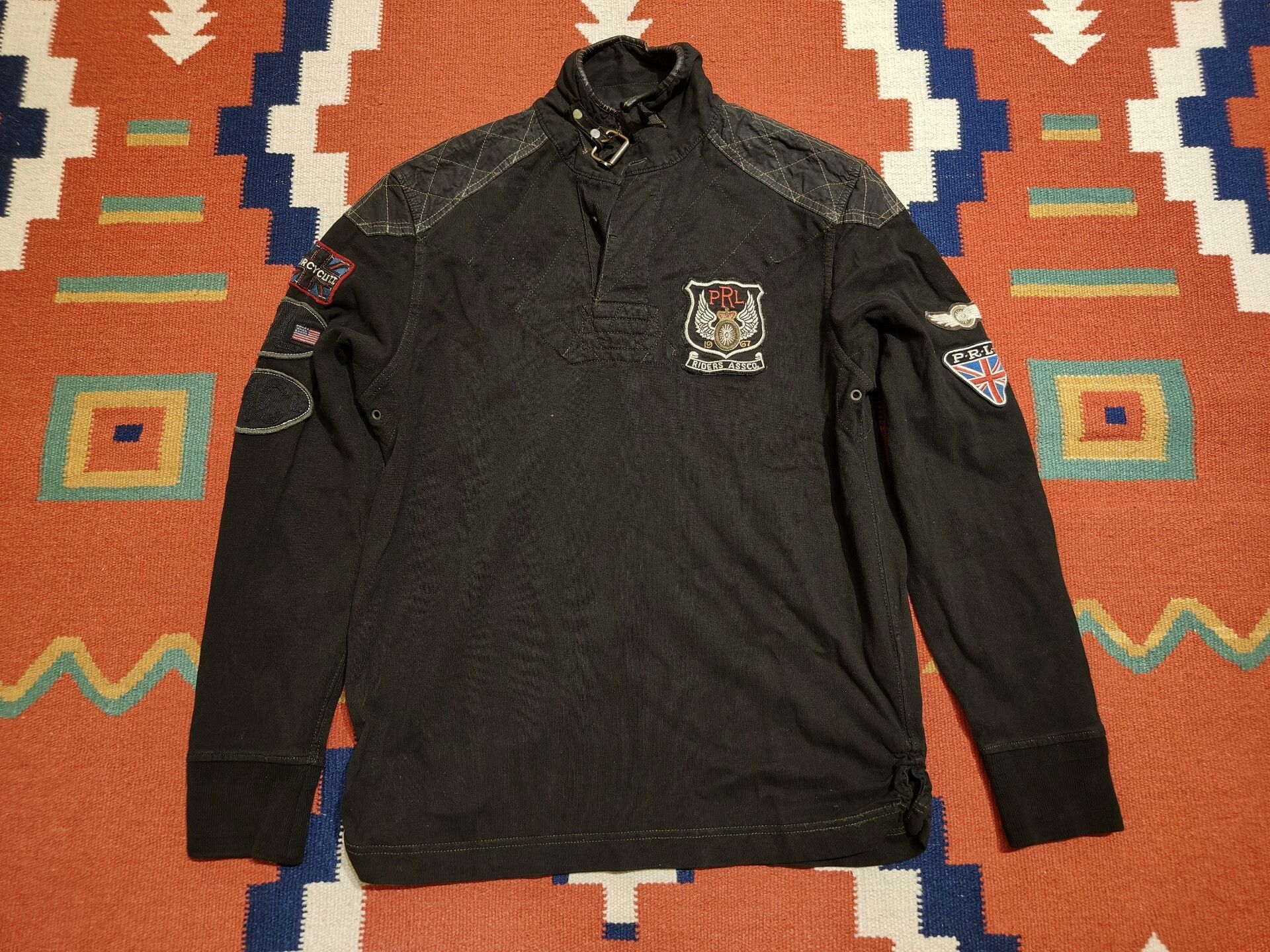 Polo Ralph Lauren Rare Ralph Lauren Moto Series Sweatshirt Size US M / EU 48-50 / 2 - 1 Thumbnail