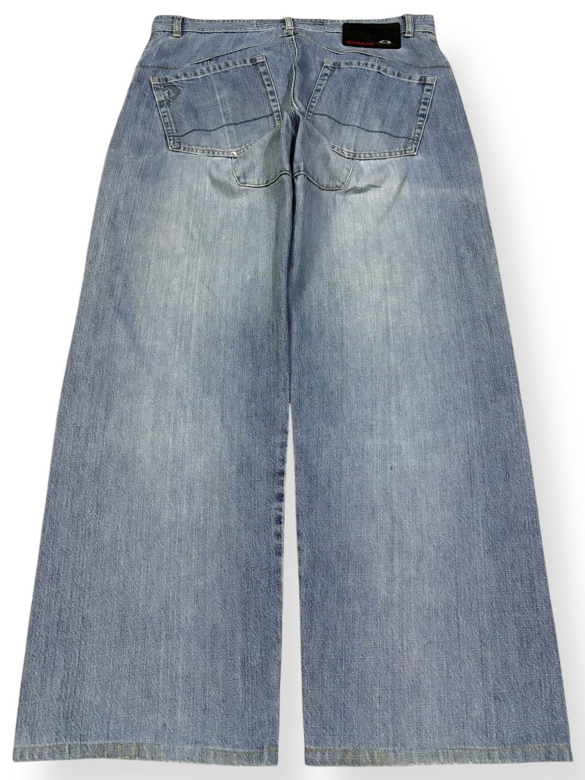 Oakley Y2K Oakley Software Industrial Denim Baggy Distressed Jeans Size US 36 / EU 52 - 2 Thumbnail